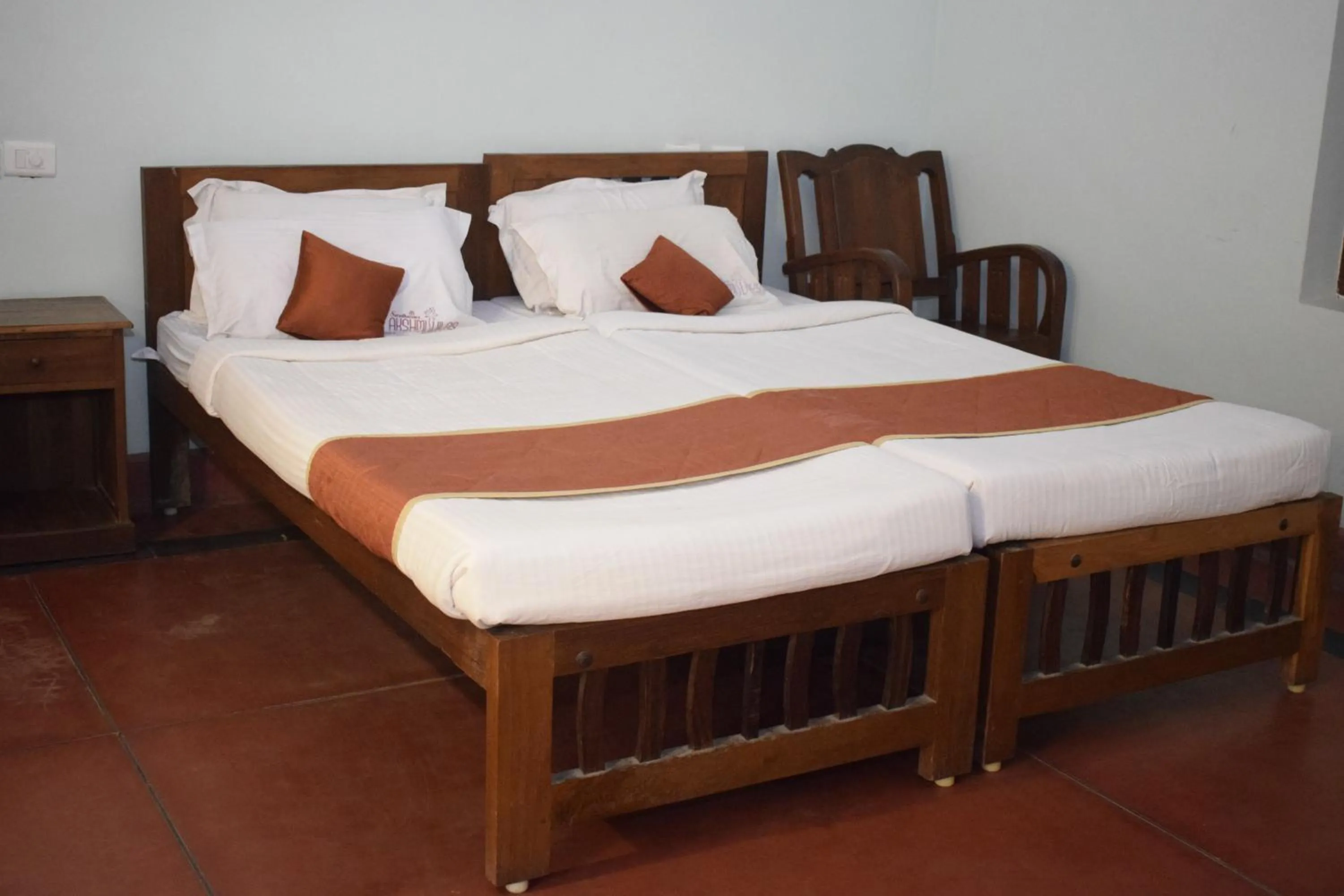 Bed in Lakshmi Vilas
