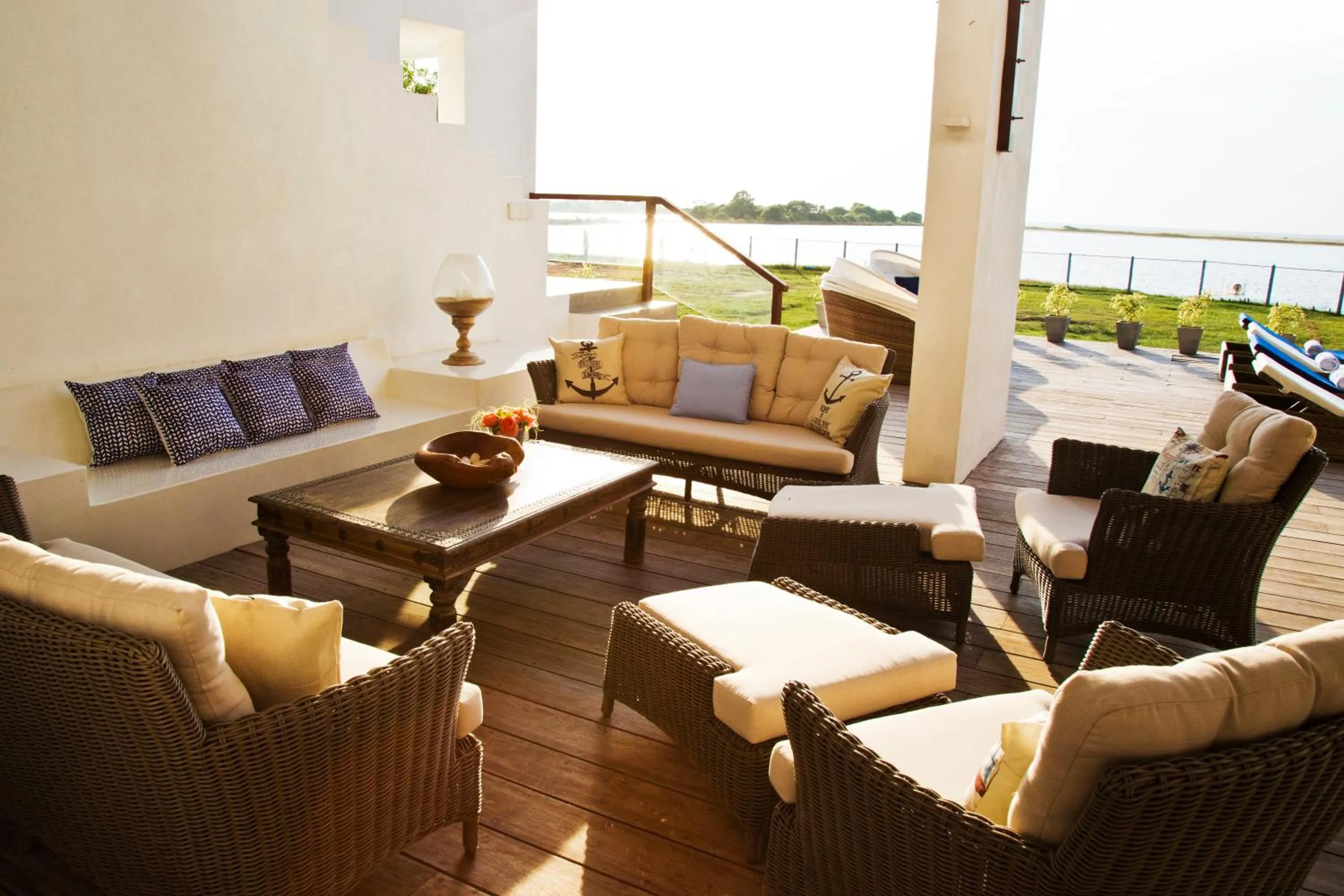 Living room in Villa Santé, Kalpitiya by The Serendipity Collection