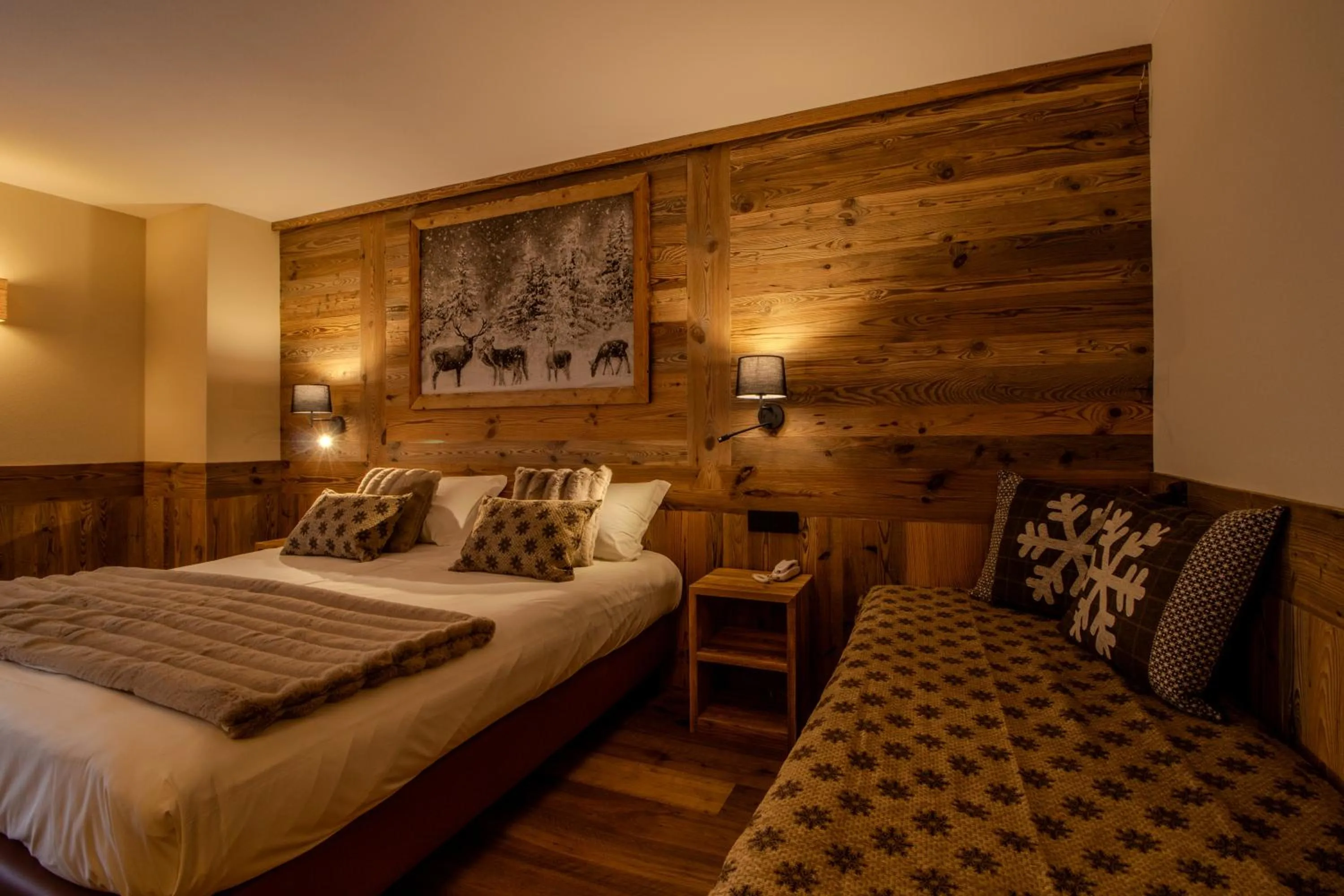 Bed in Hotel De Champoluc