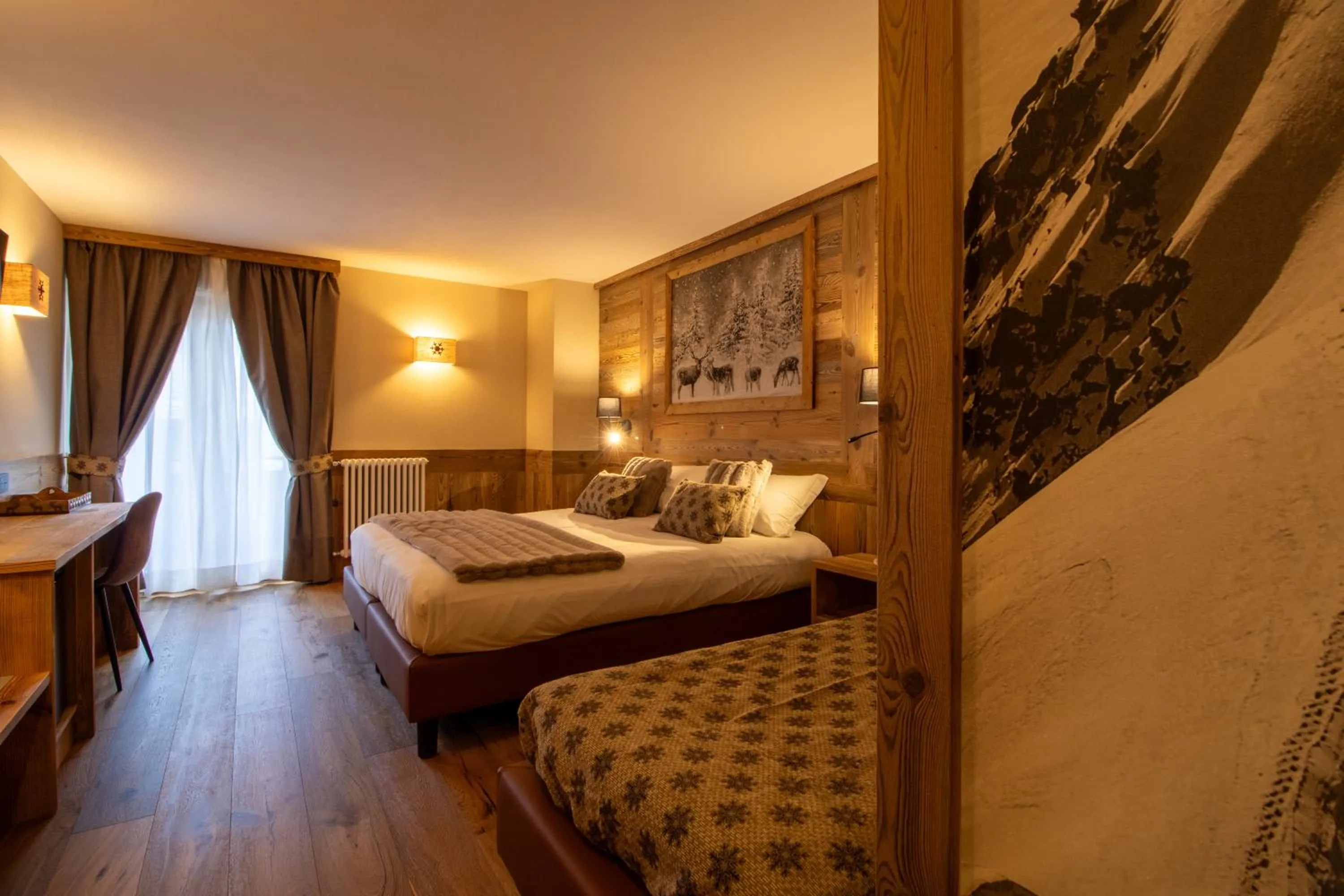 Bed in Hotel De Champoluc