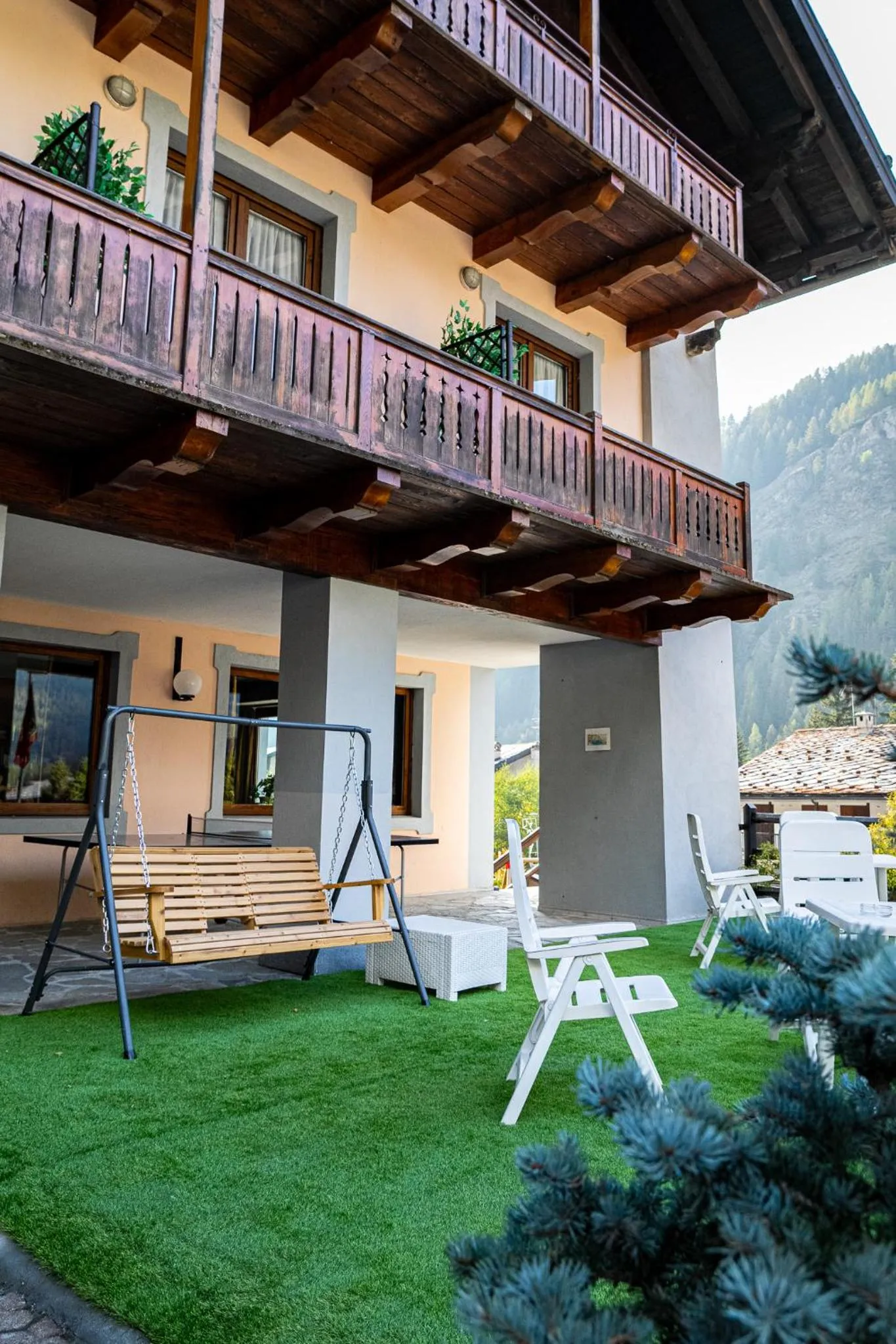 Garden in Hotel De Champoluc