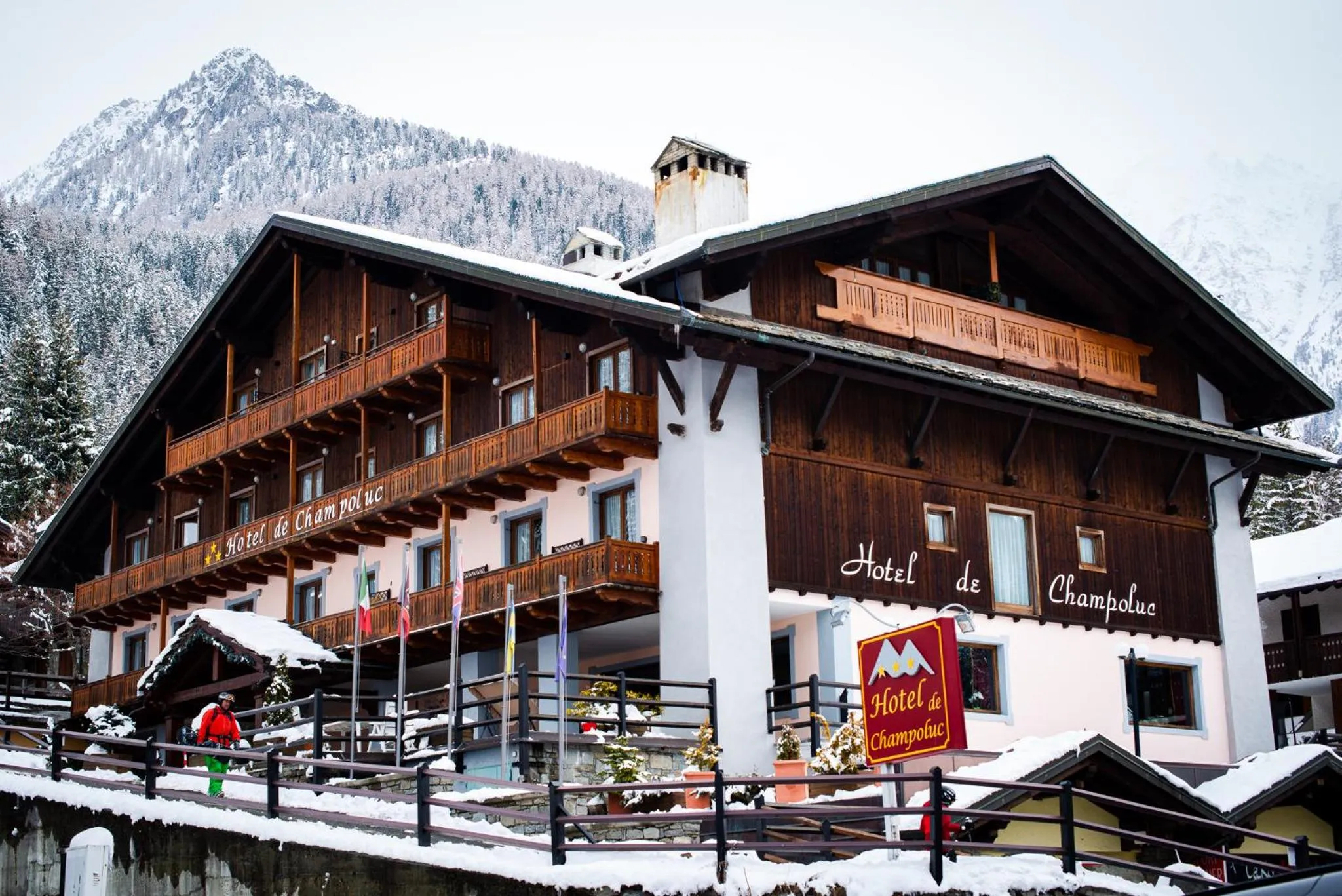 Winter in Hotel De Champoluc