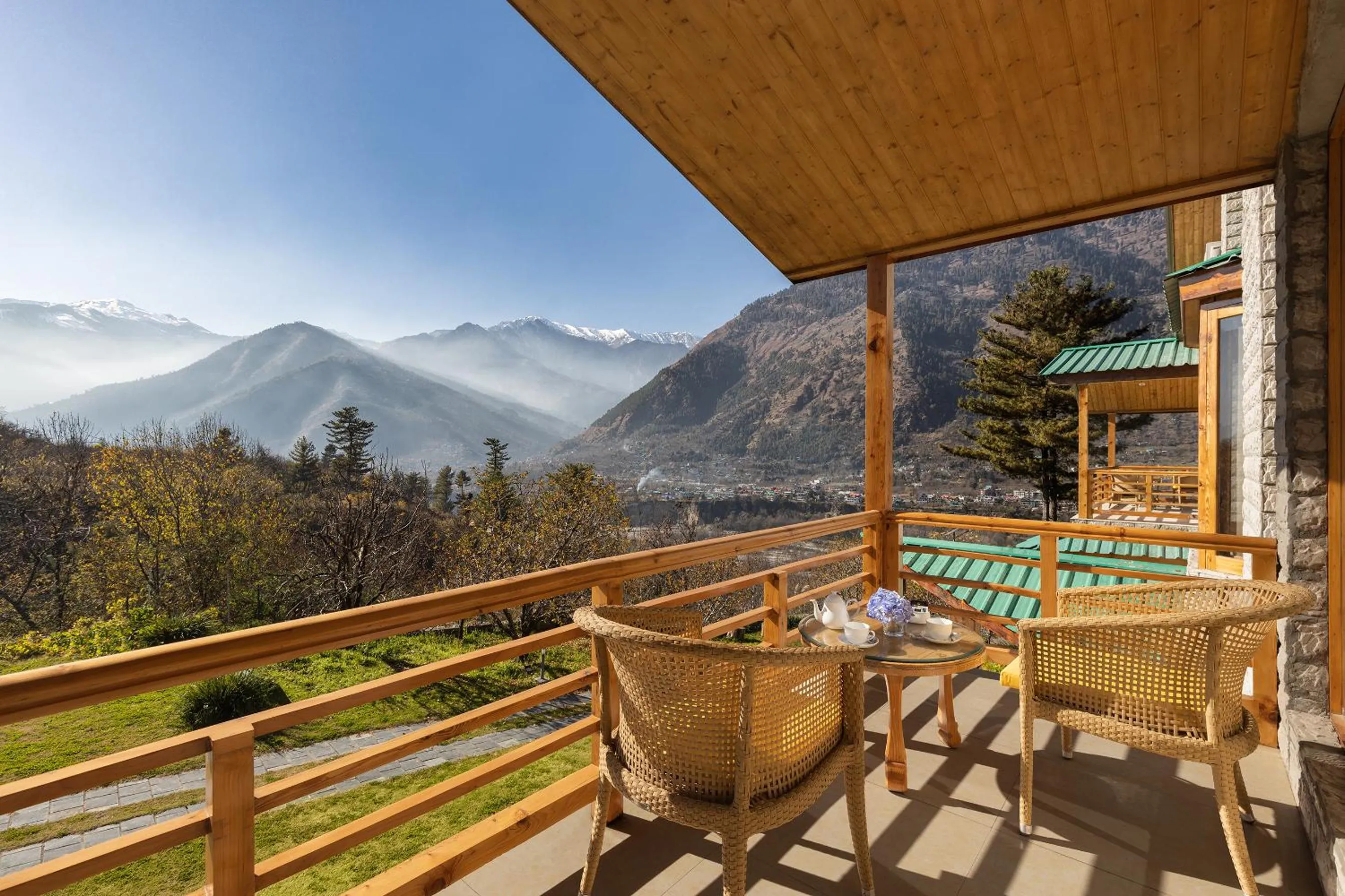 Balcony/Terrace in Baragarh Resort & Spa, Manali- IHCL SeleQtions
