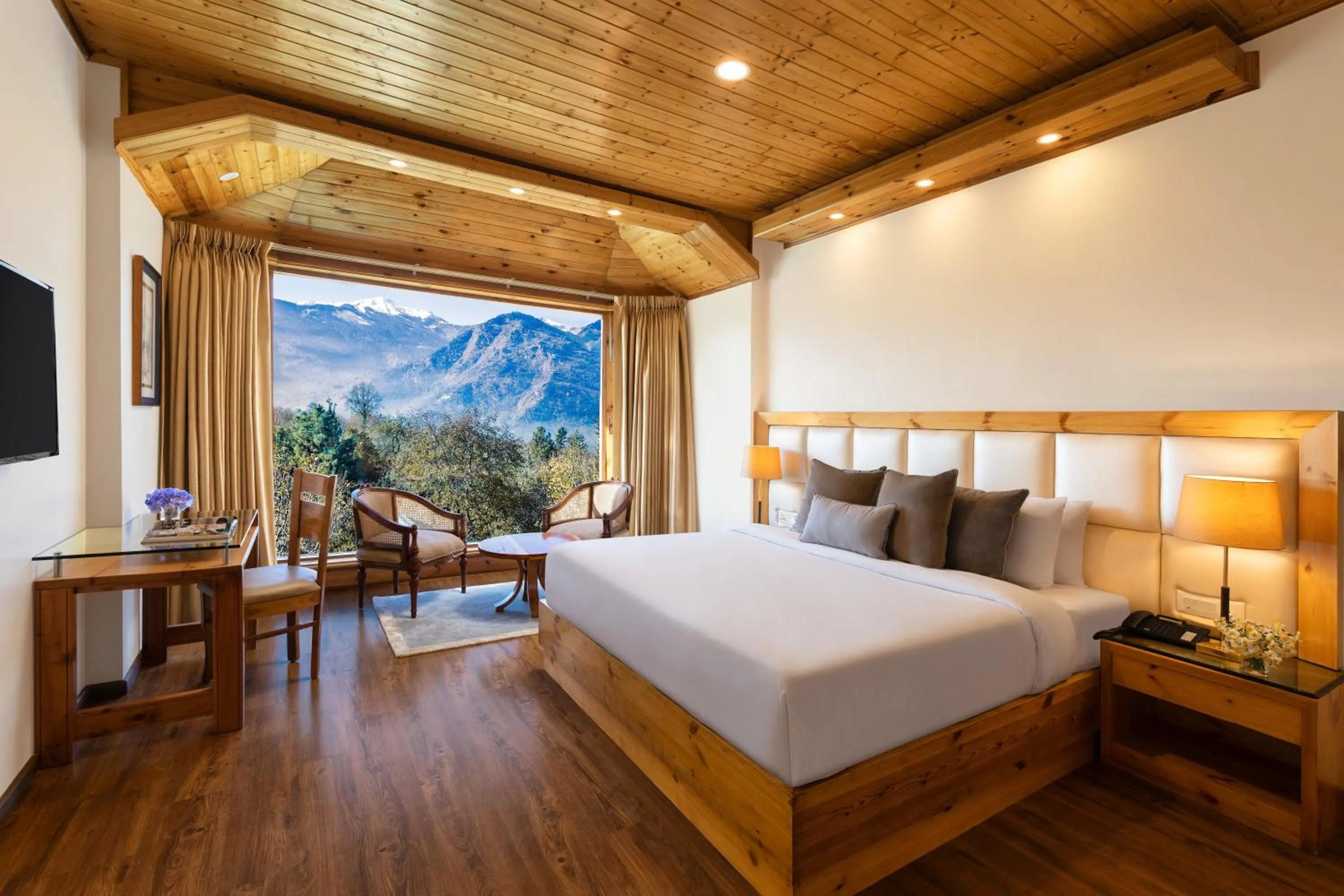 Bed in Baragarh Resort & Spa, Manali- IHCL SeleQtions
