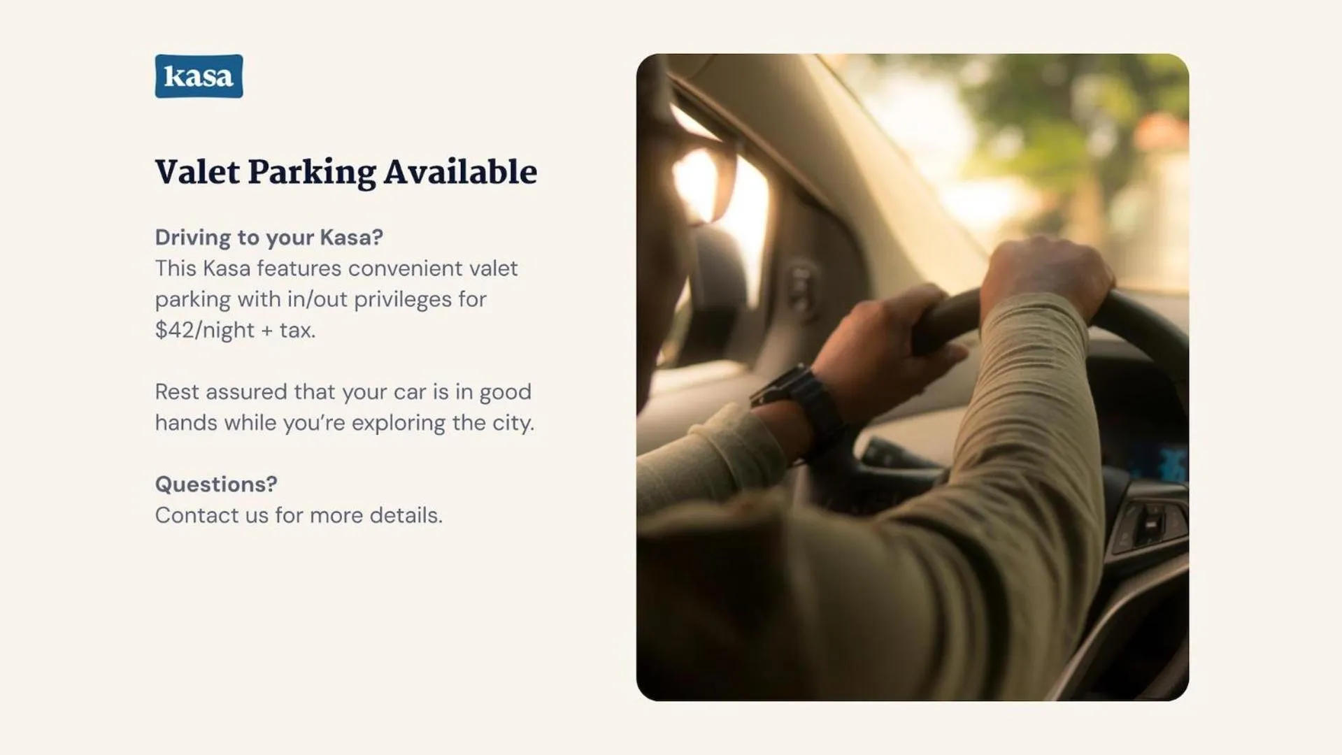 Parking in Kasa El Paseo Miami Beach