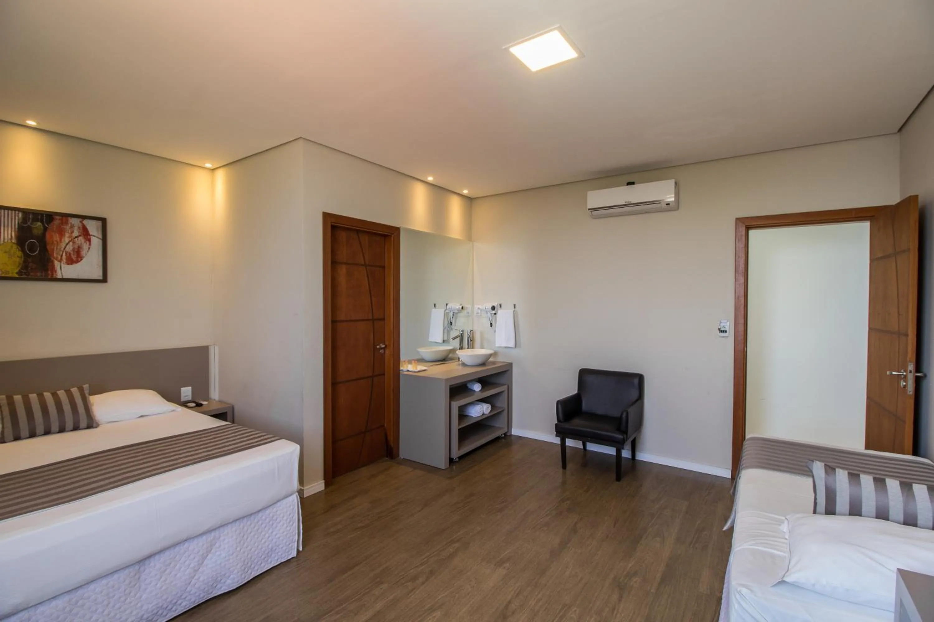 Bed in Pousada Molinha