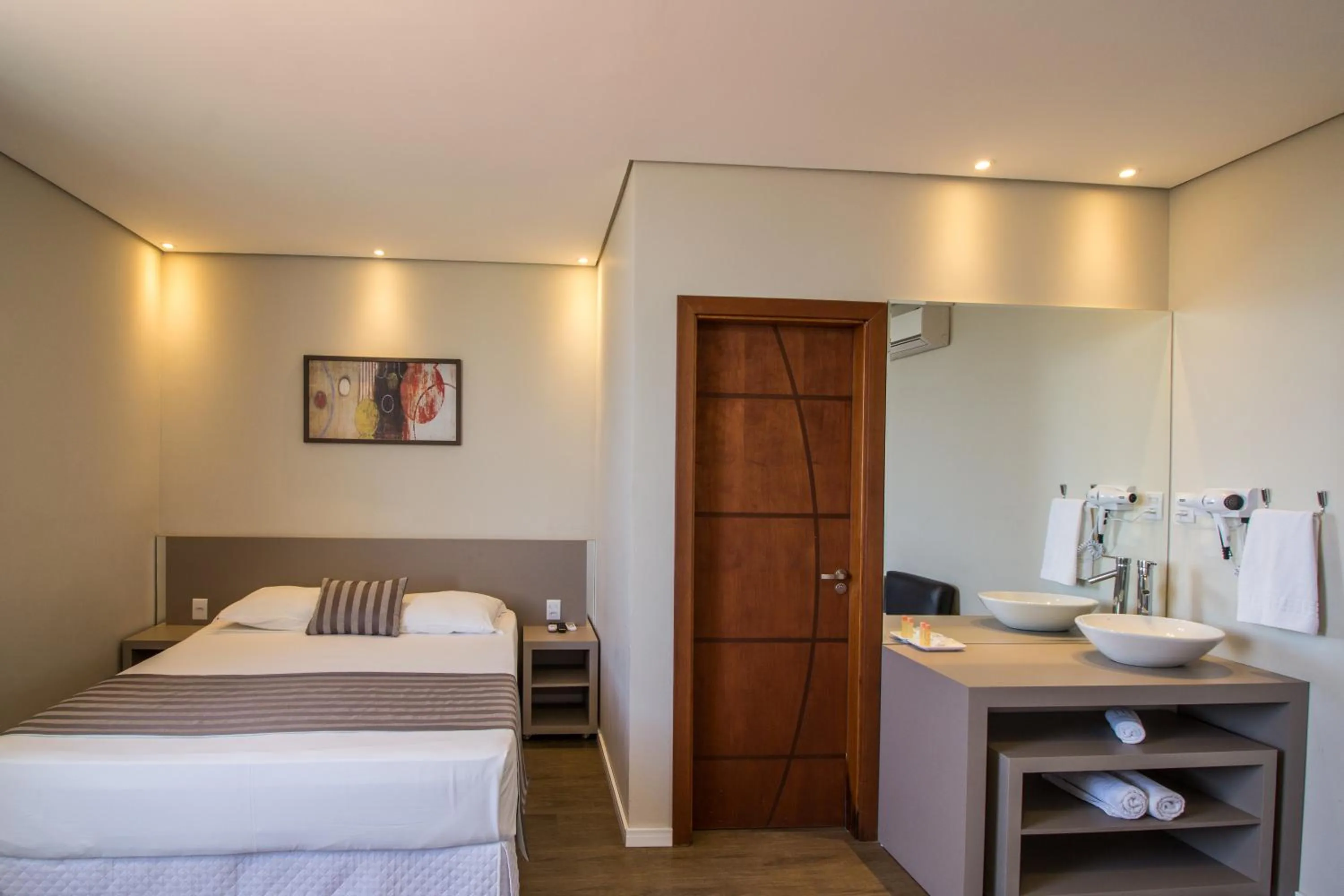 Bed in Pousada Molinha