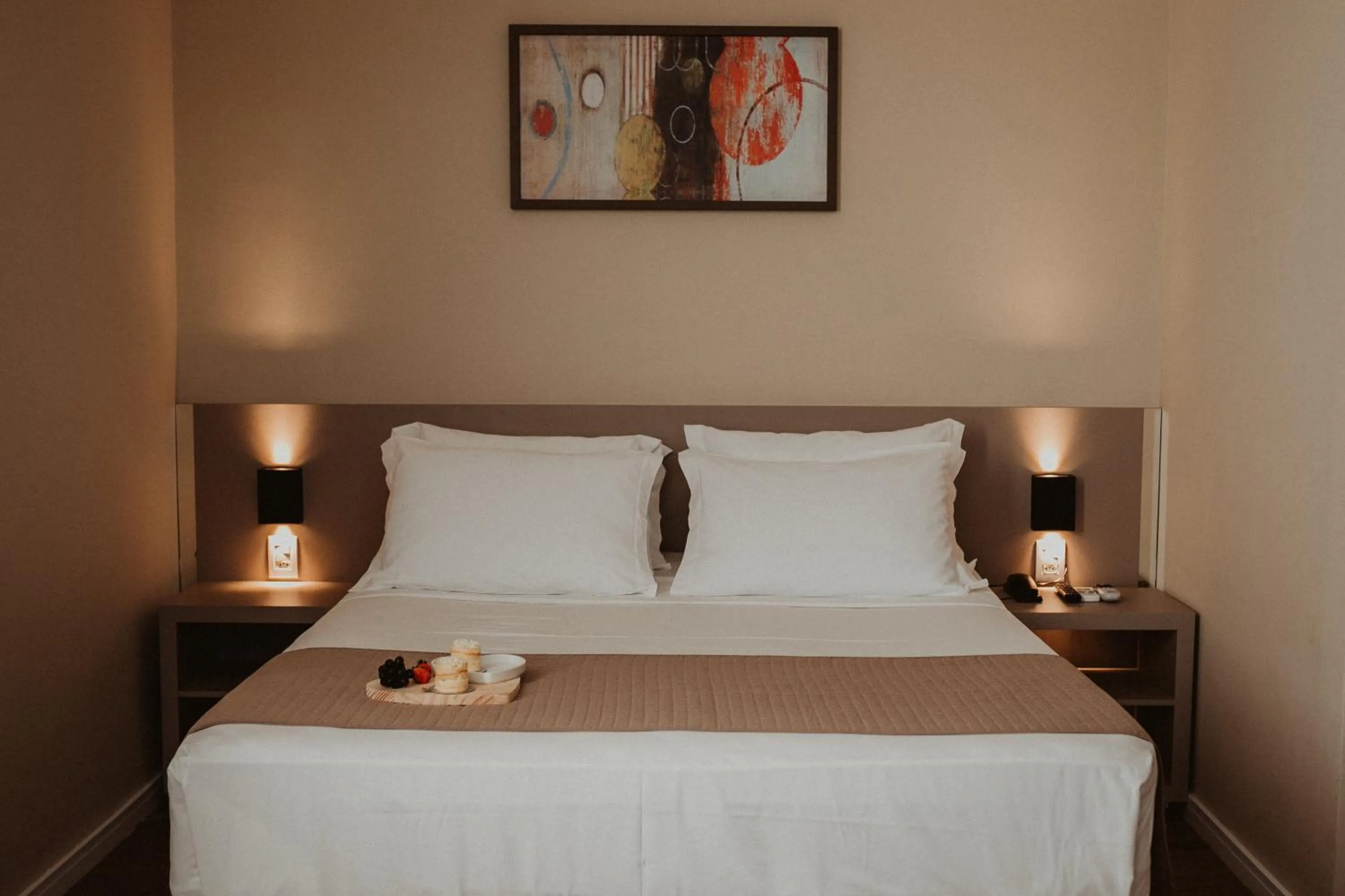 Bed in Pousada Molinha