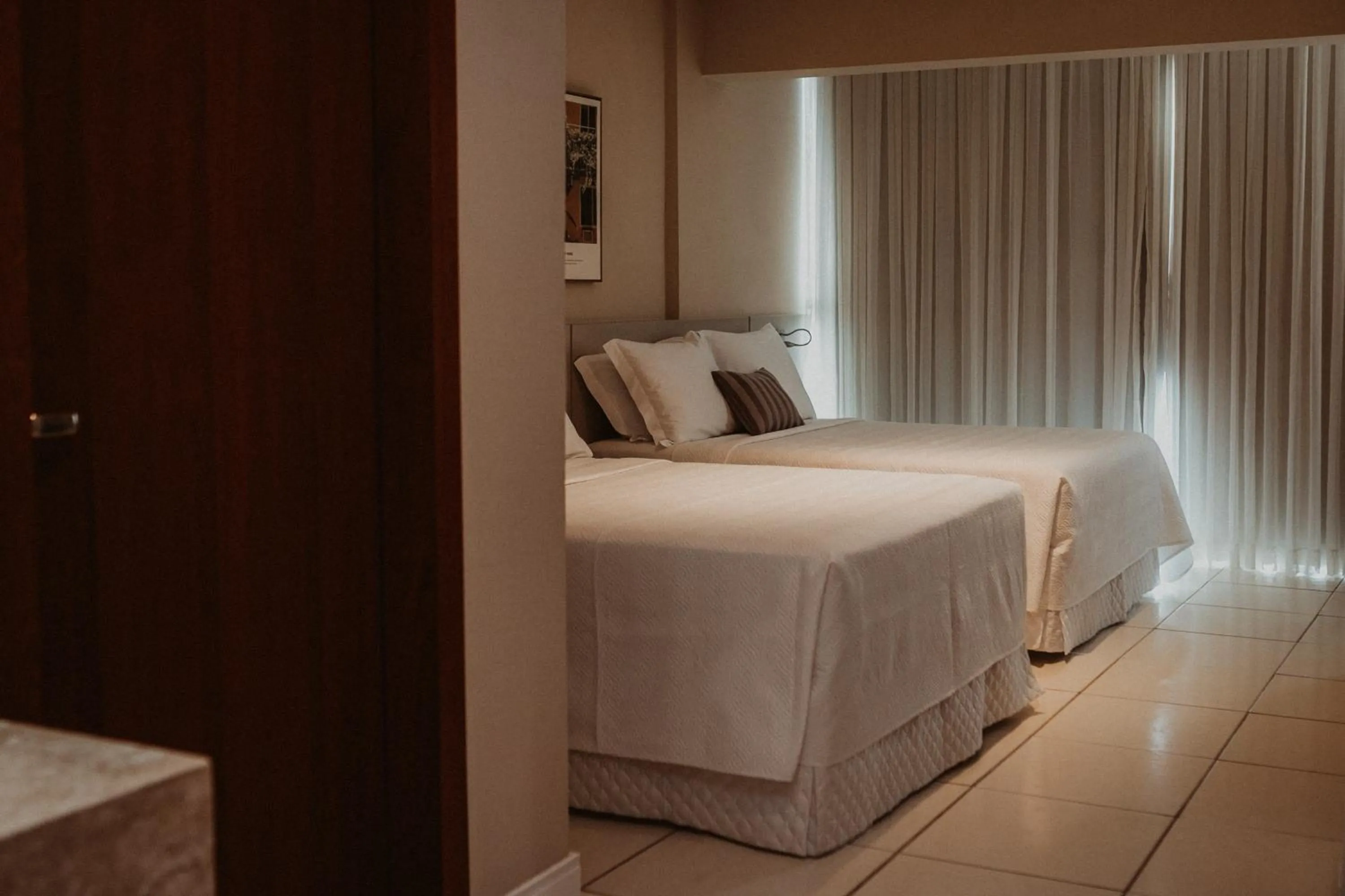 Bed in Pousada Molinha