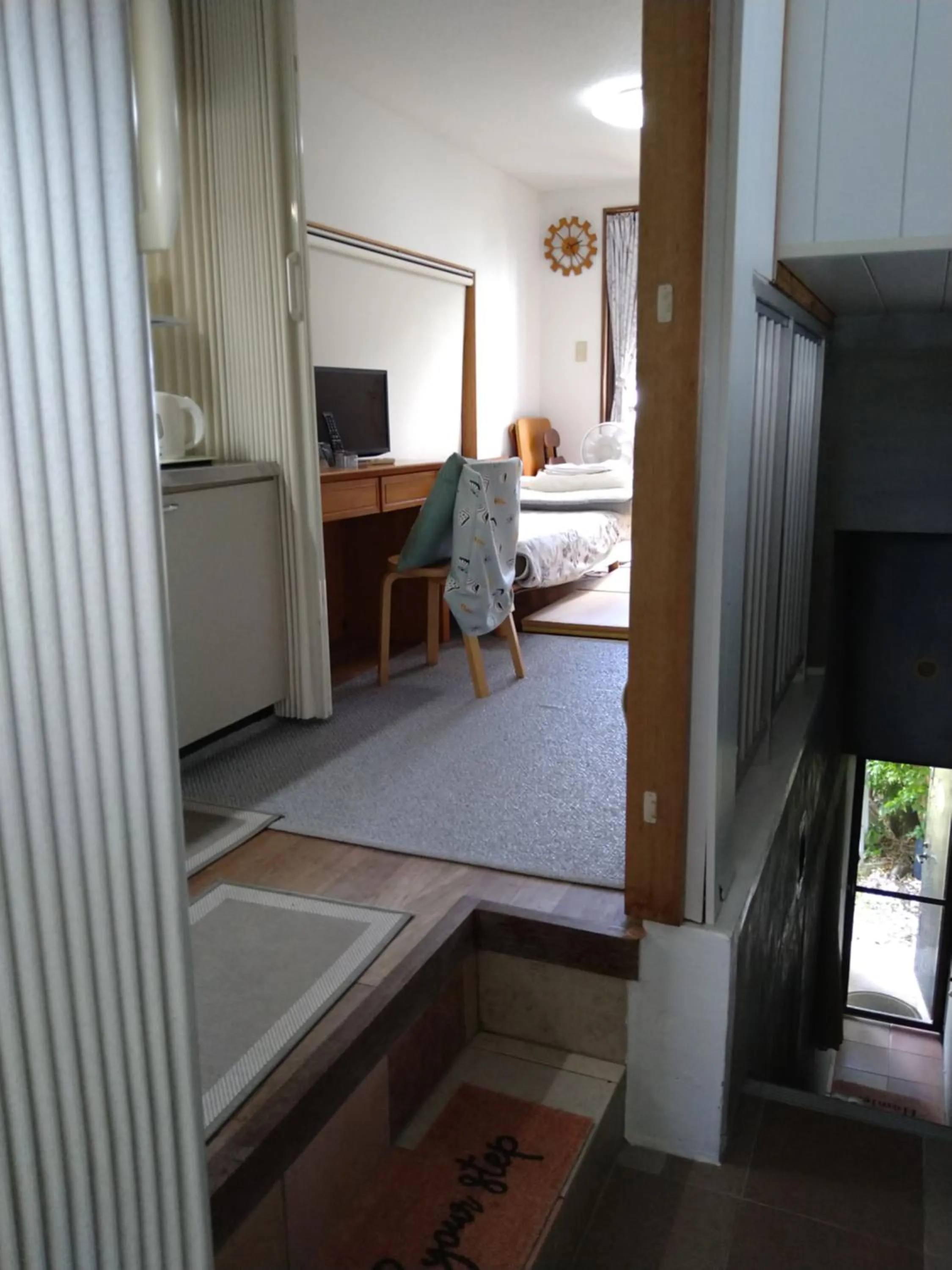 Bed in Minshuku Zabaru