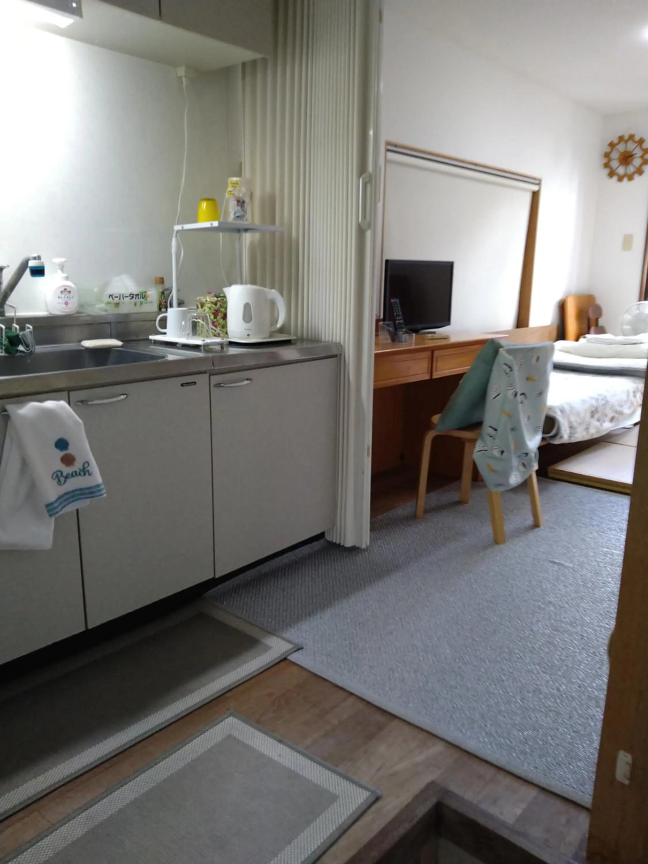 Bed in Minshuku Zabaru