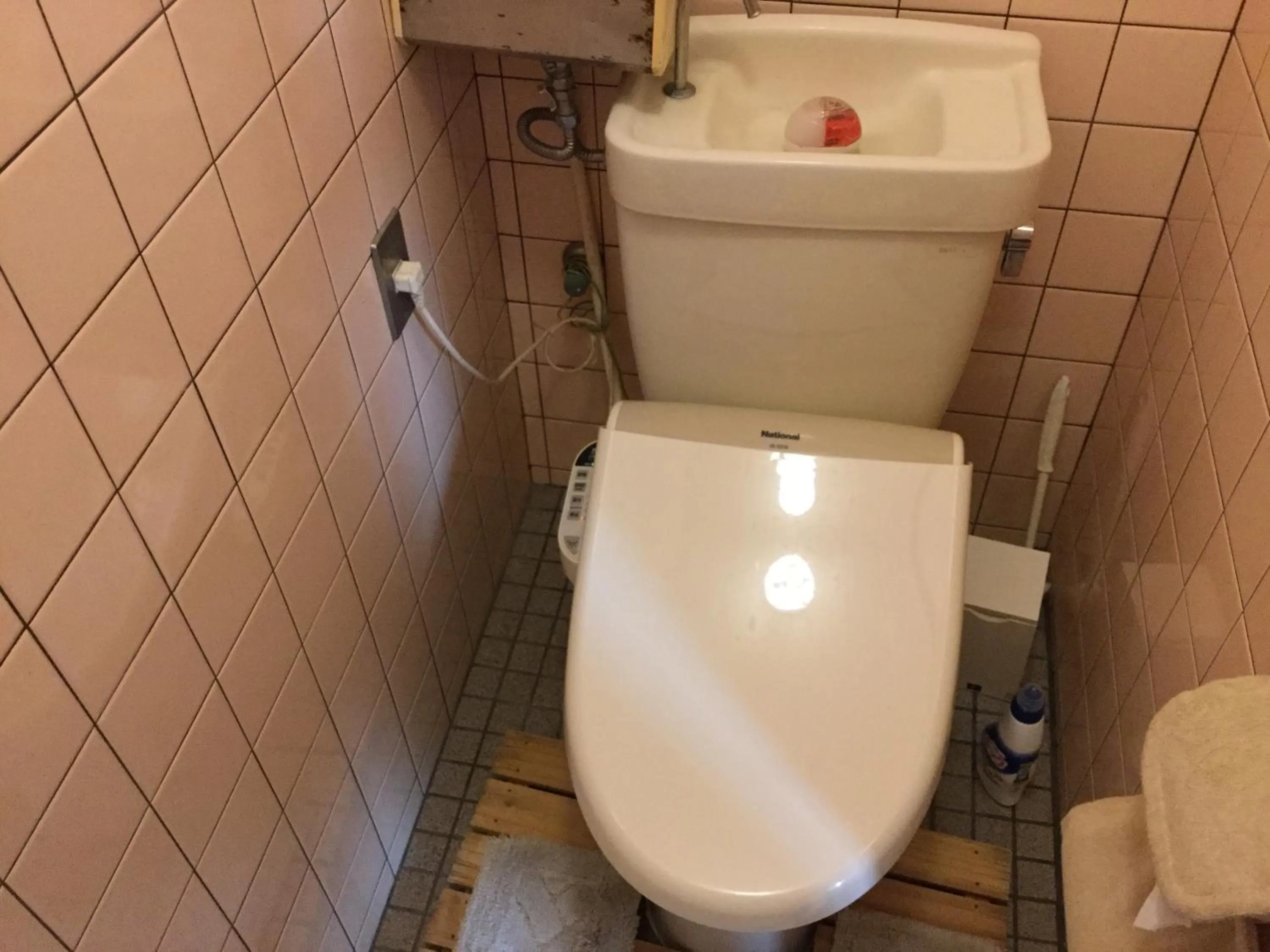 Toilet in Minshuku Zabaru