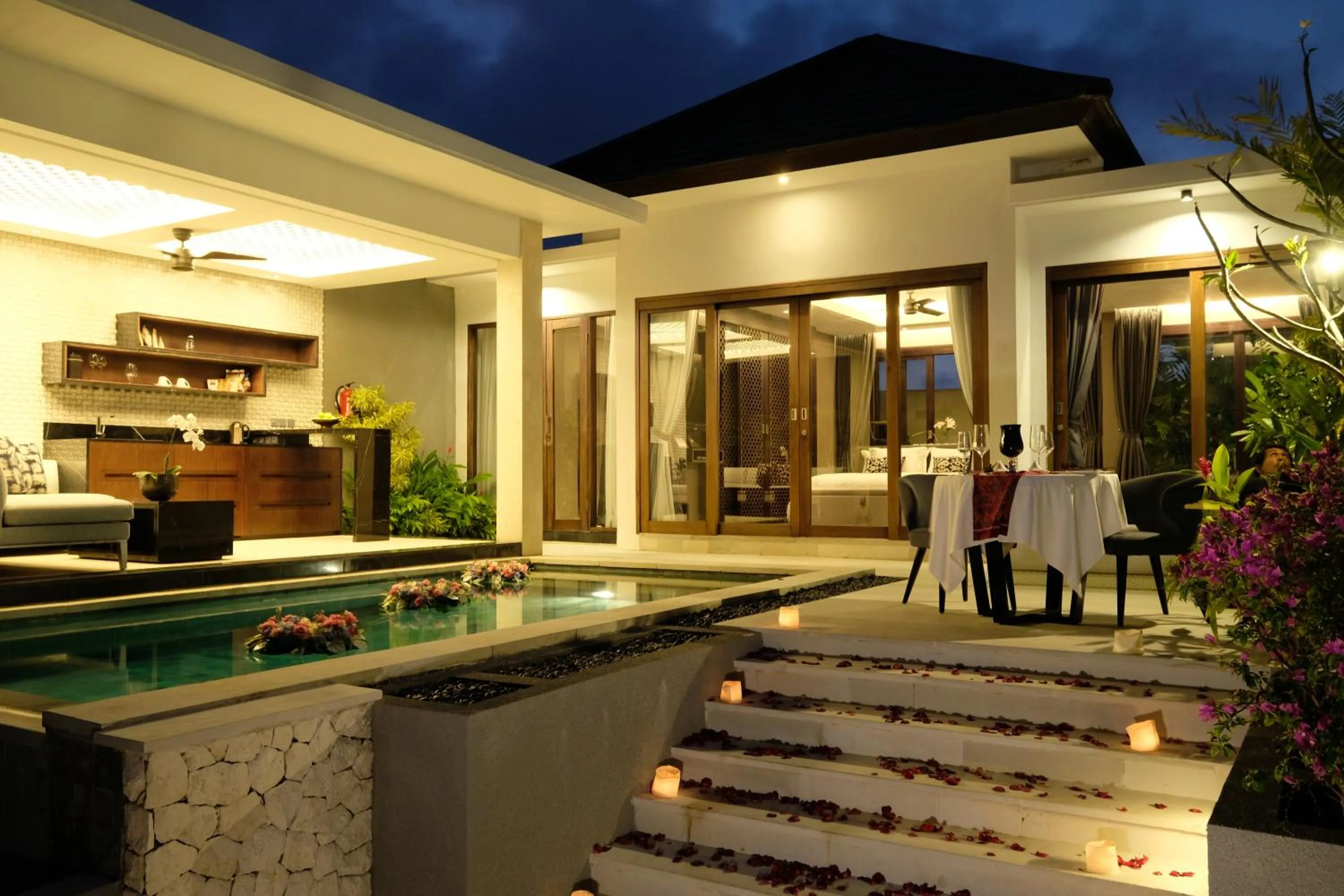 Property building in Prasana Villas by Arjani Resorts