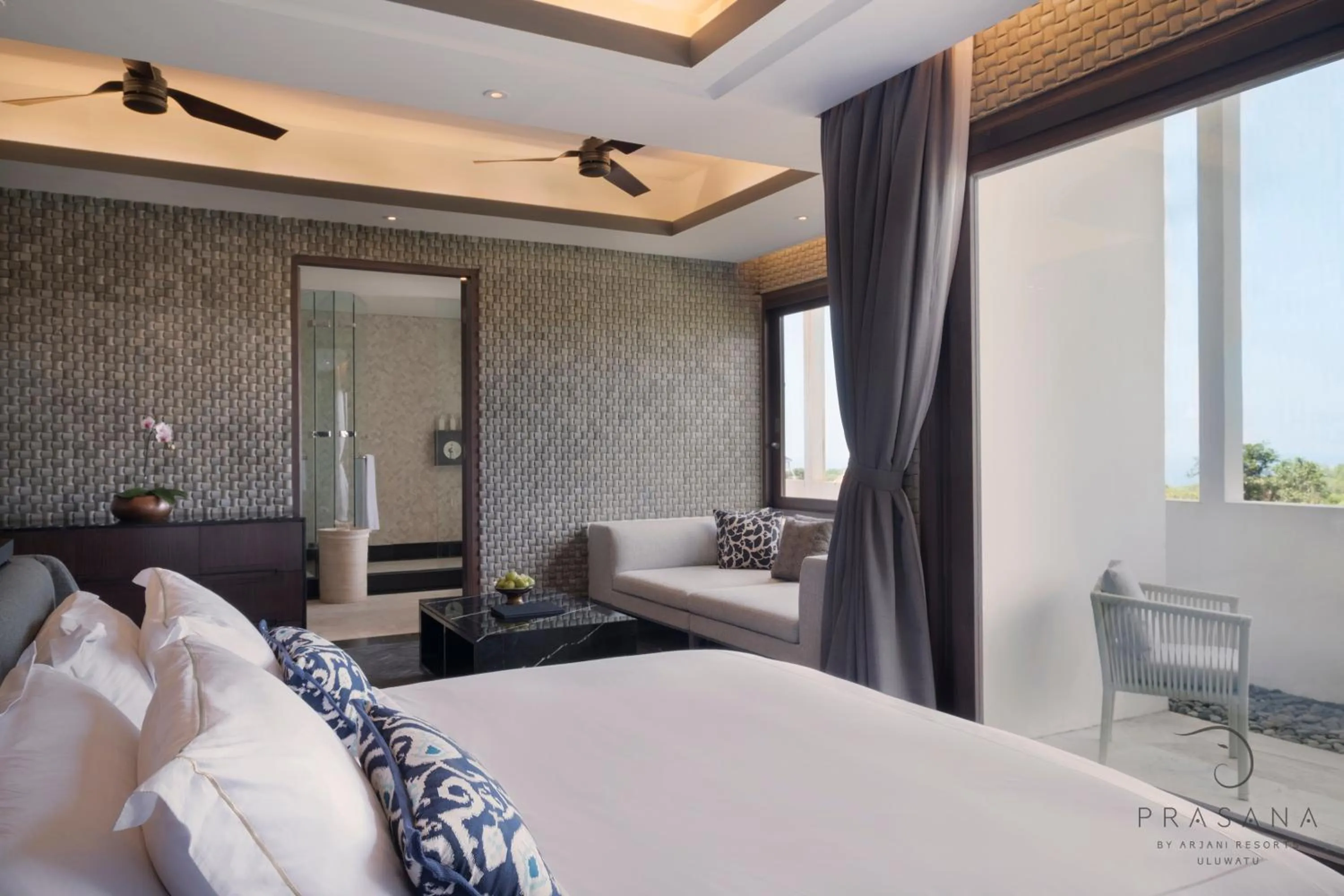 Bedroom, Bed in Prasana Villas by Arjani Resorts