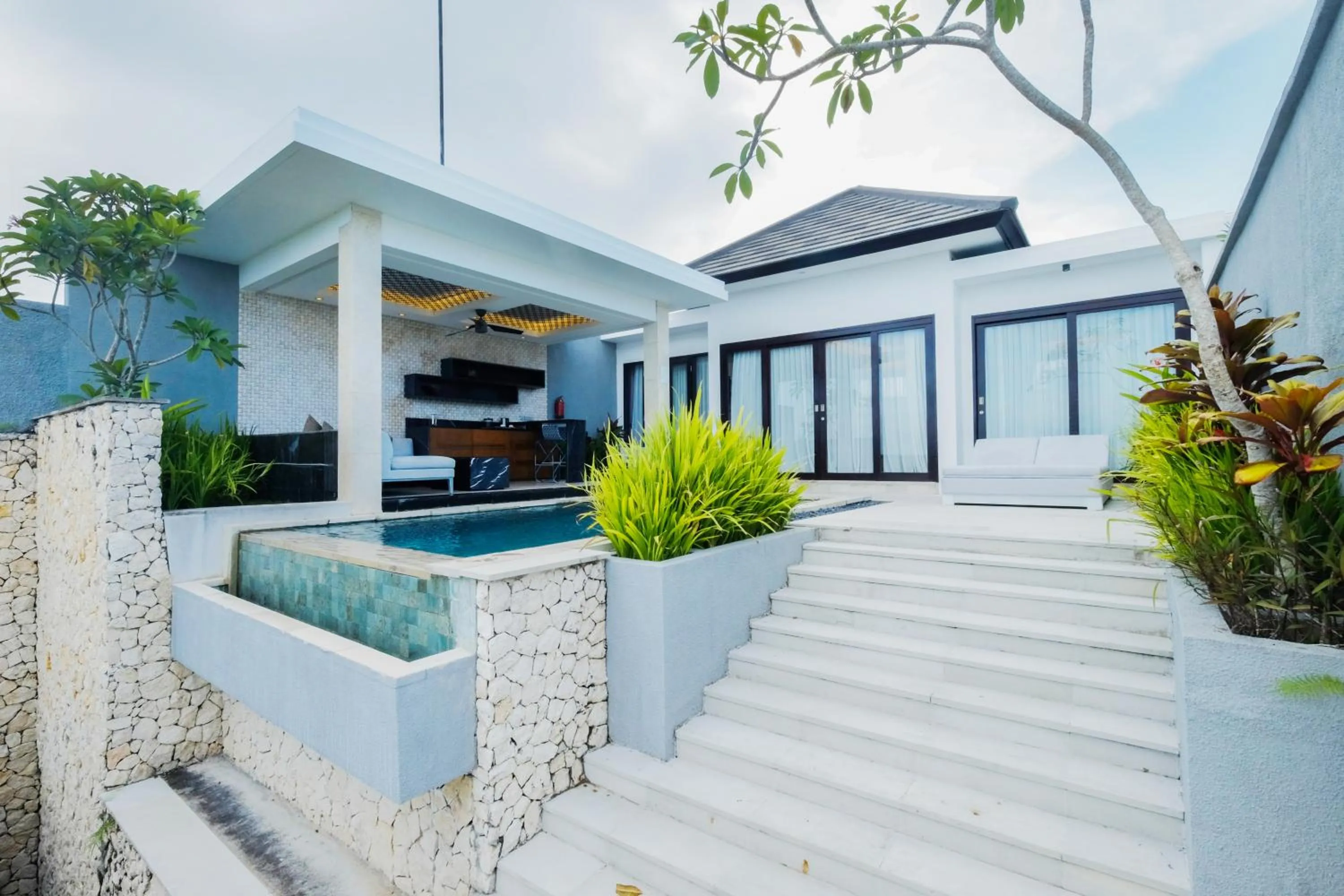 Property building in Prasana Villas by Arjani Resorts