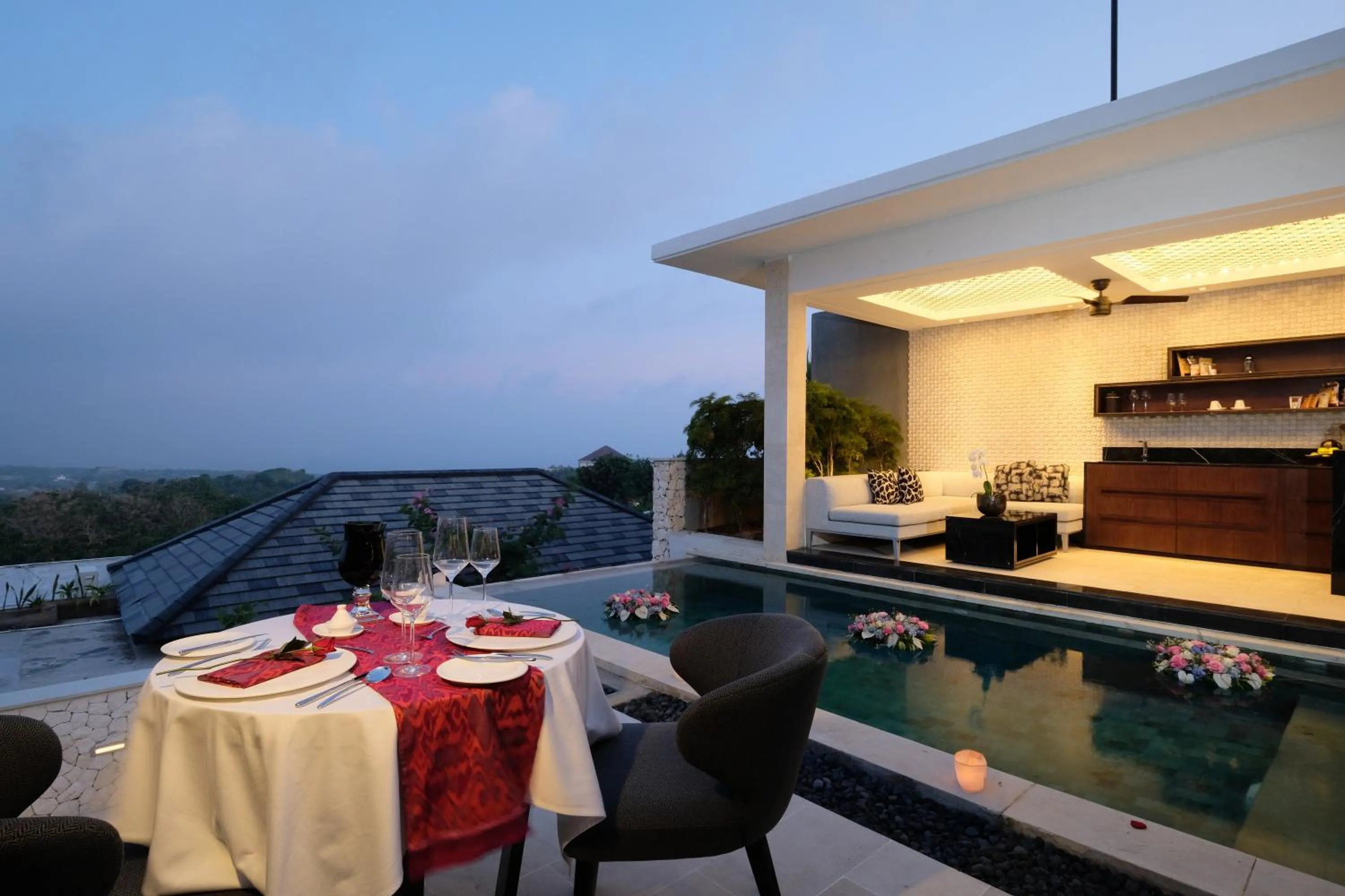 Property building in Prasana Villas by Arjani Resorts