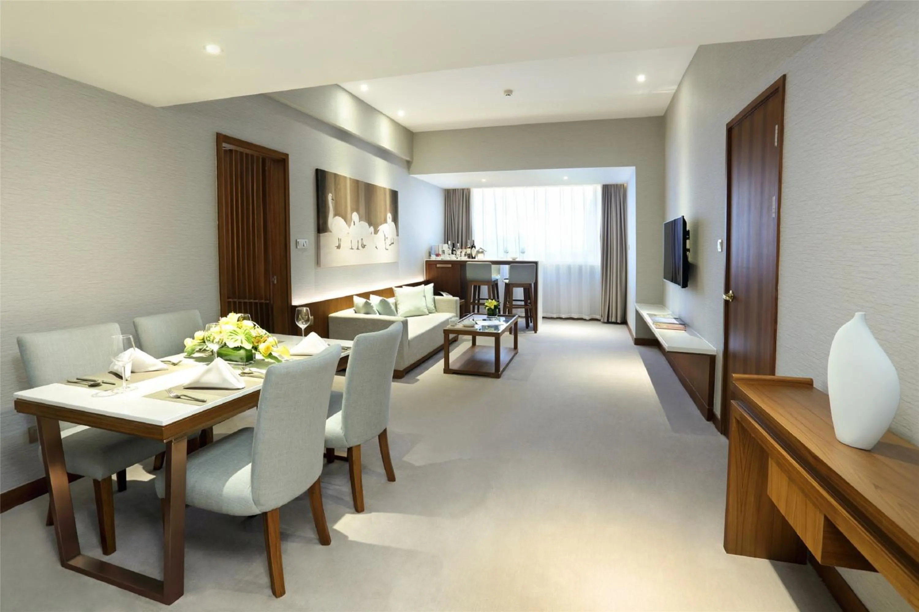 Living room, Dining Area in Deacon House Wuxi