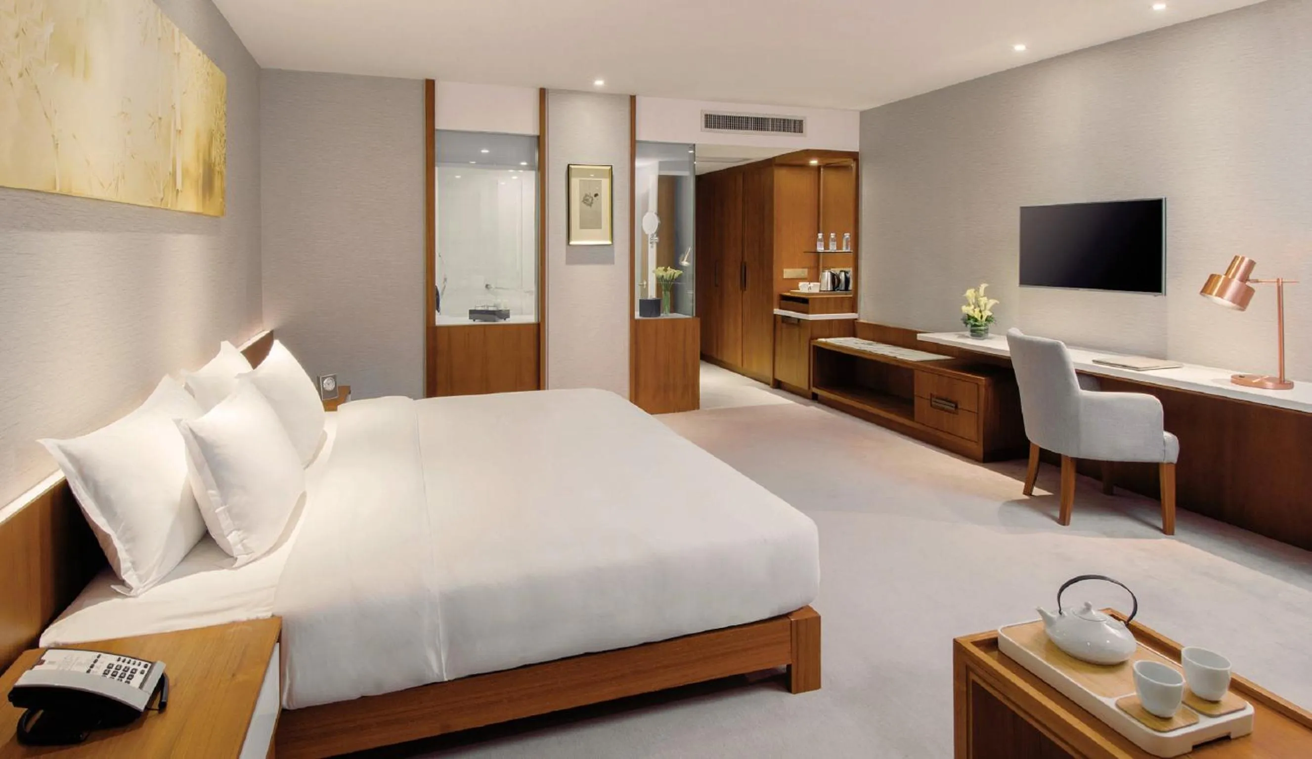 Bedroom, TV/Entertainment Center in Deacon House Wuxi