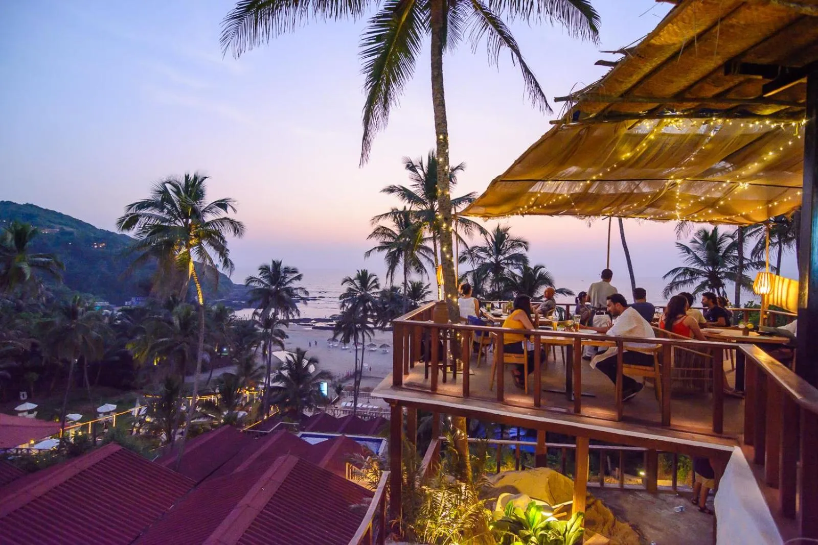 Restaurant/places to eat in Antares Beach Resort, Vagator