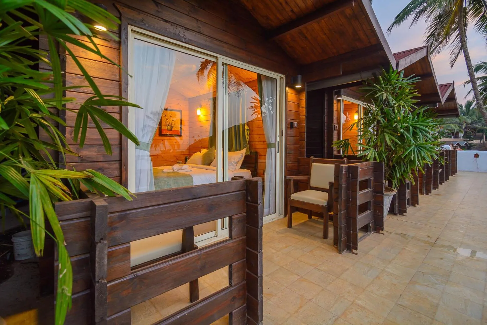 Patio in Antares Beach Resort, Vagator