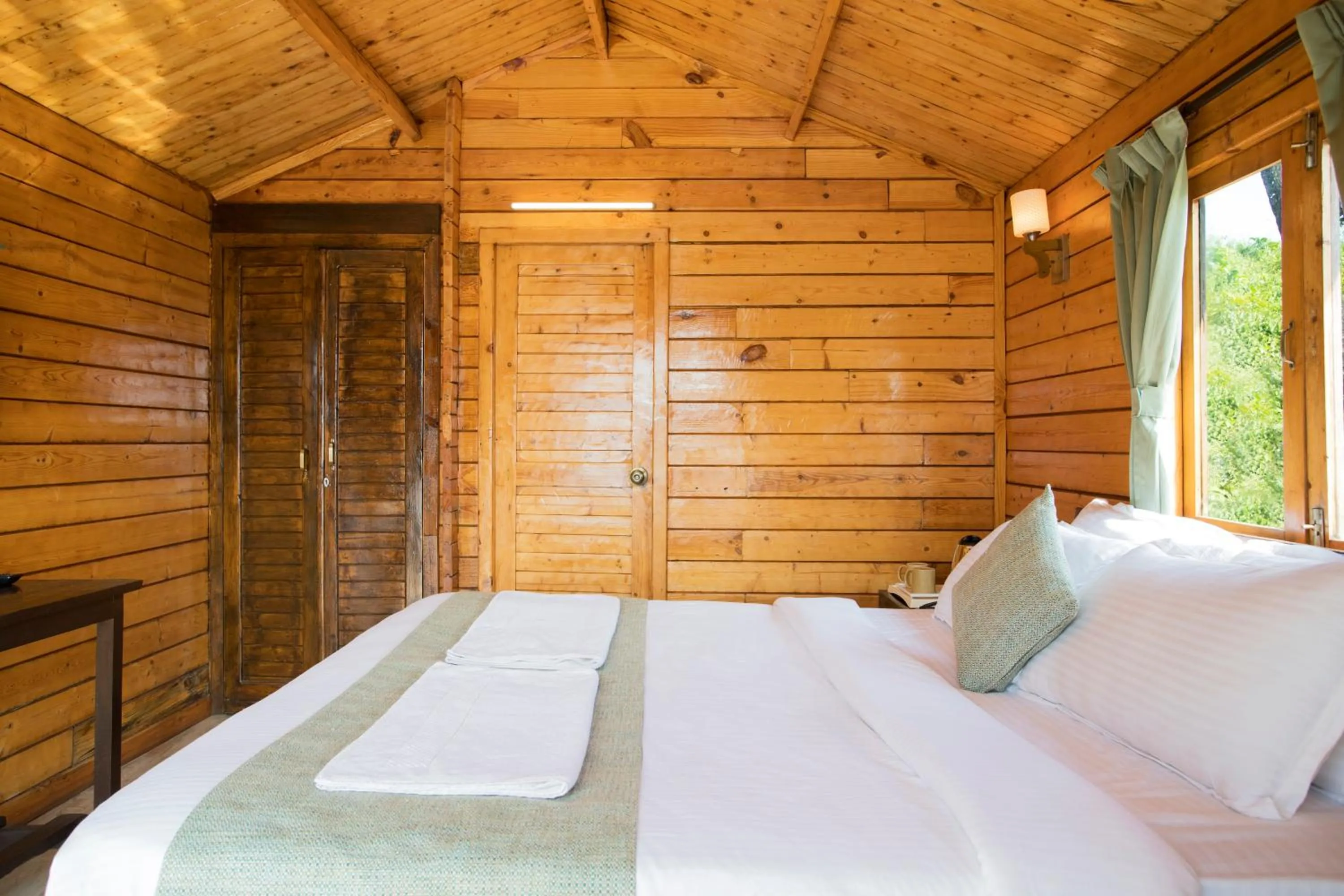 Bed in Antares Beach Resort, Vagator