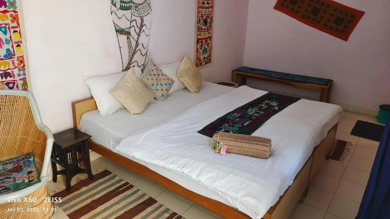 Bed in Shiva Guest House
