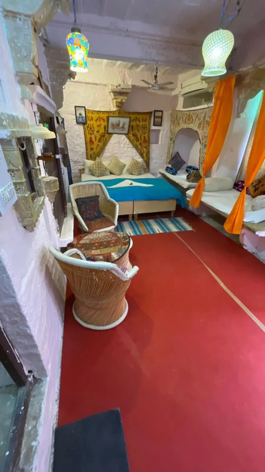 Bed in Shiva Guest House