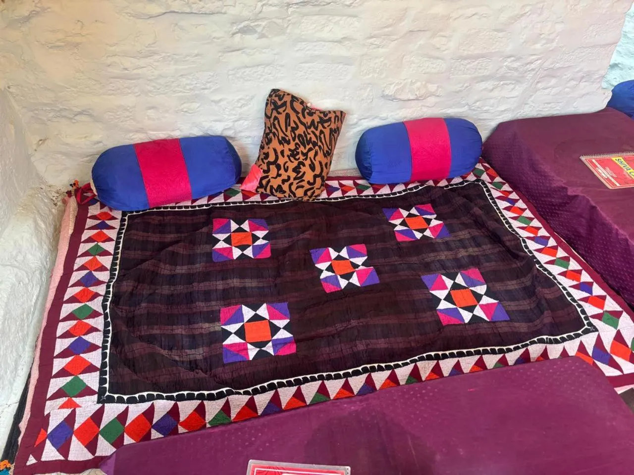 Bed in Shiva Guest House