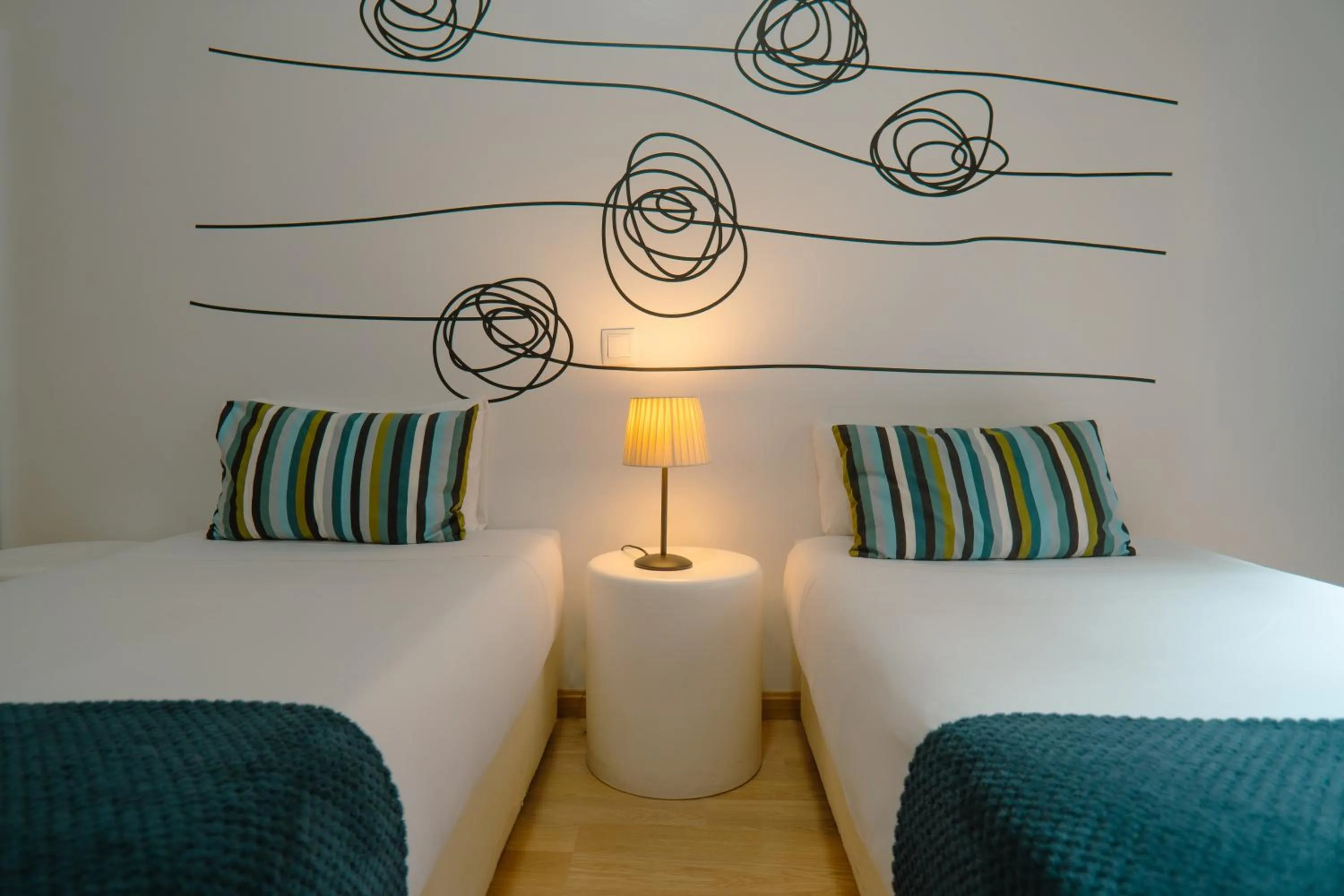 Bed in Smartr Madrid Chueca