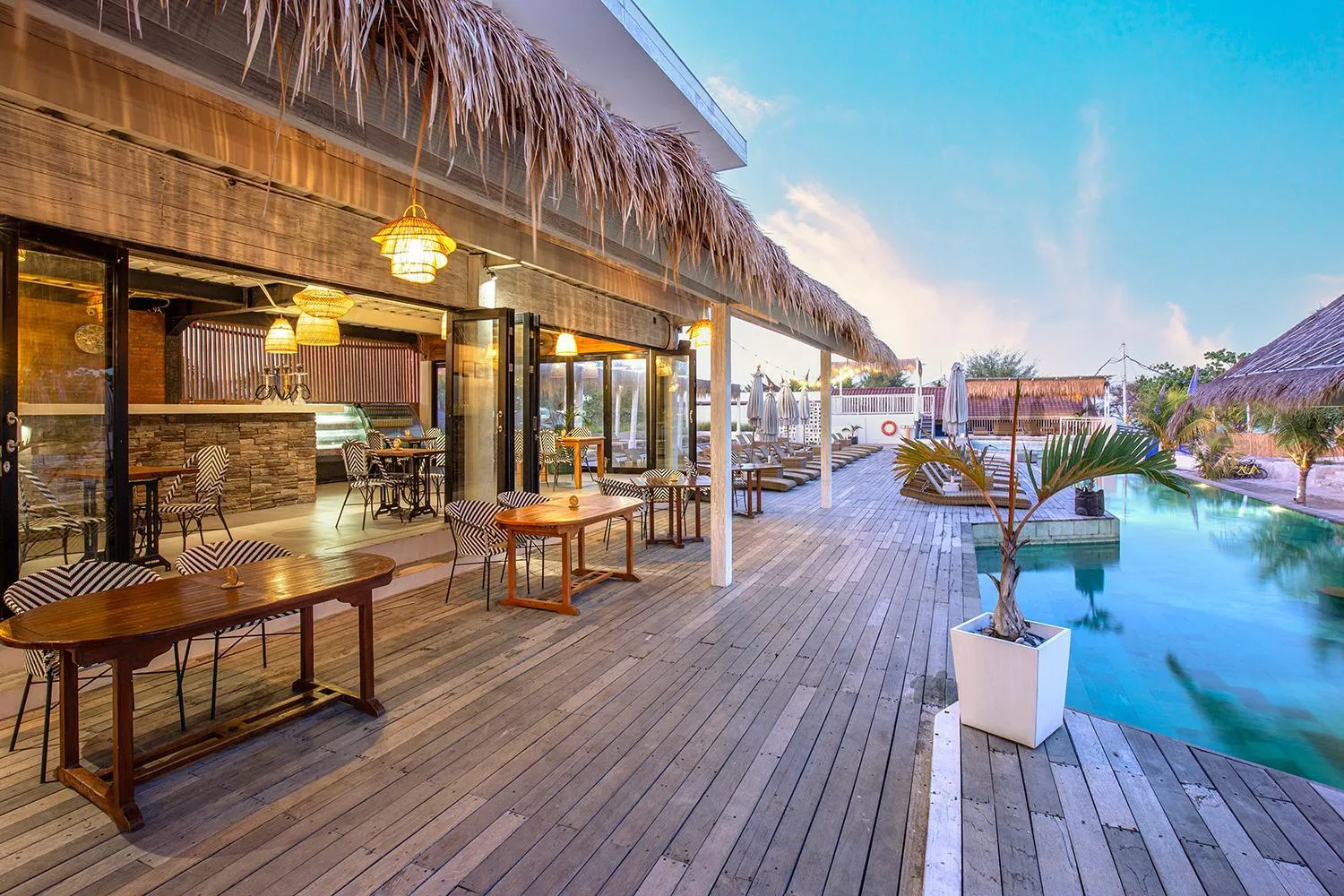 Restaurant/places to eat in FRii Resort Gili Trawangan