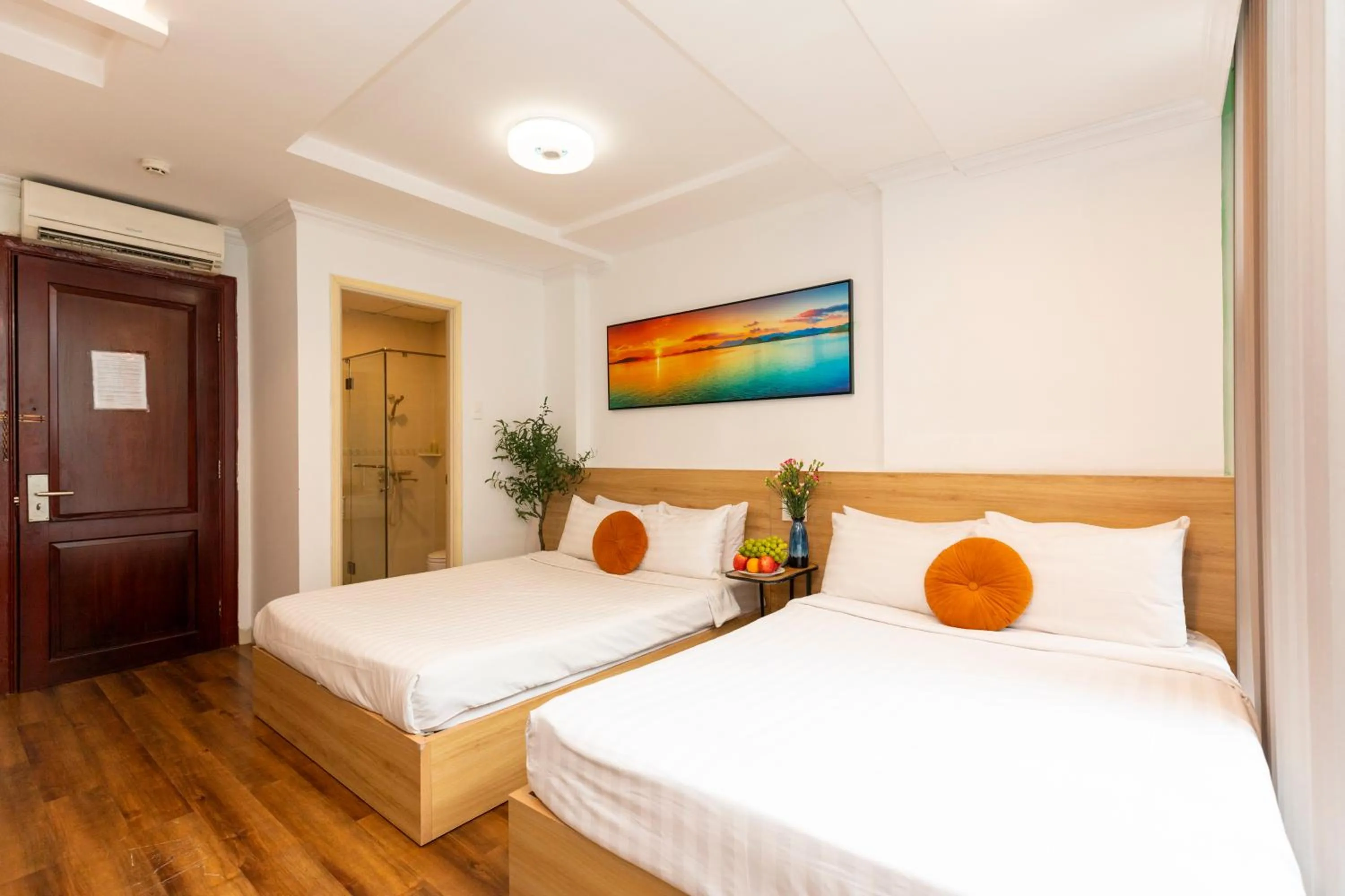 Bed in Quy Hung Hotel Central