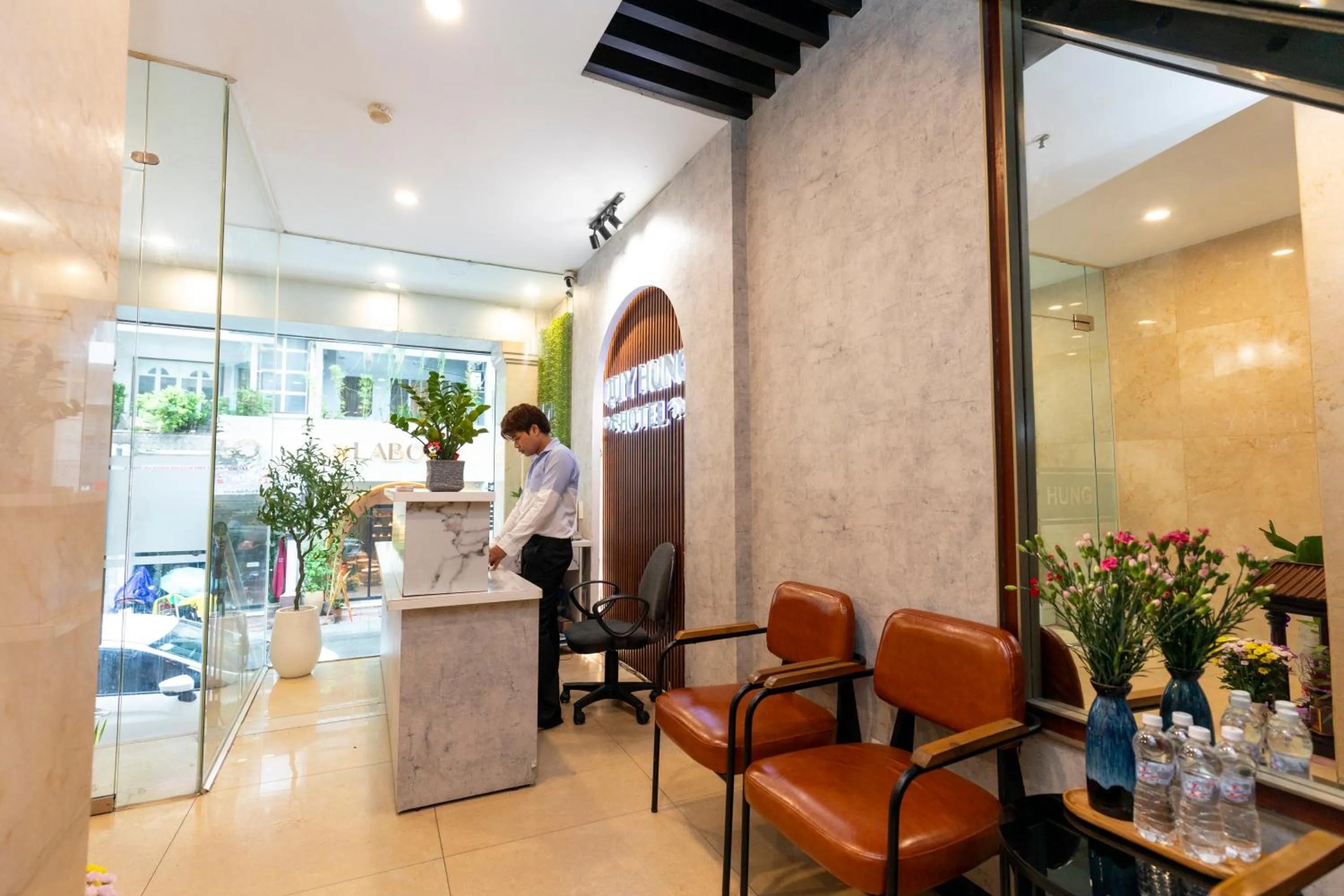 Staff in Quy Hung Hotel Central