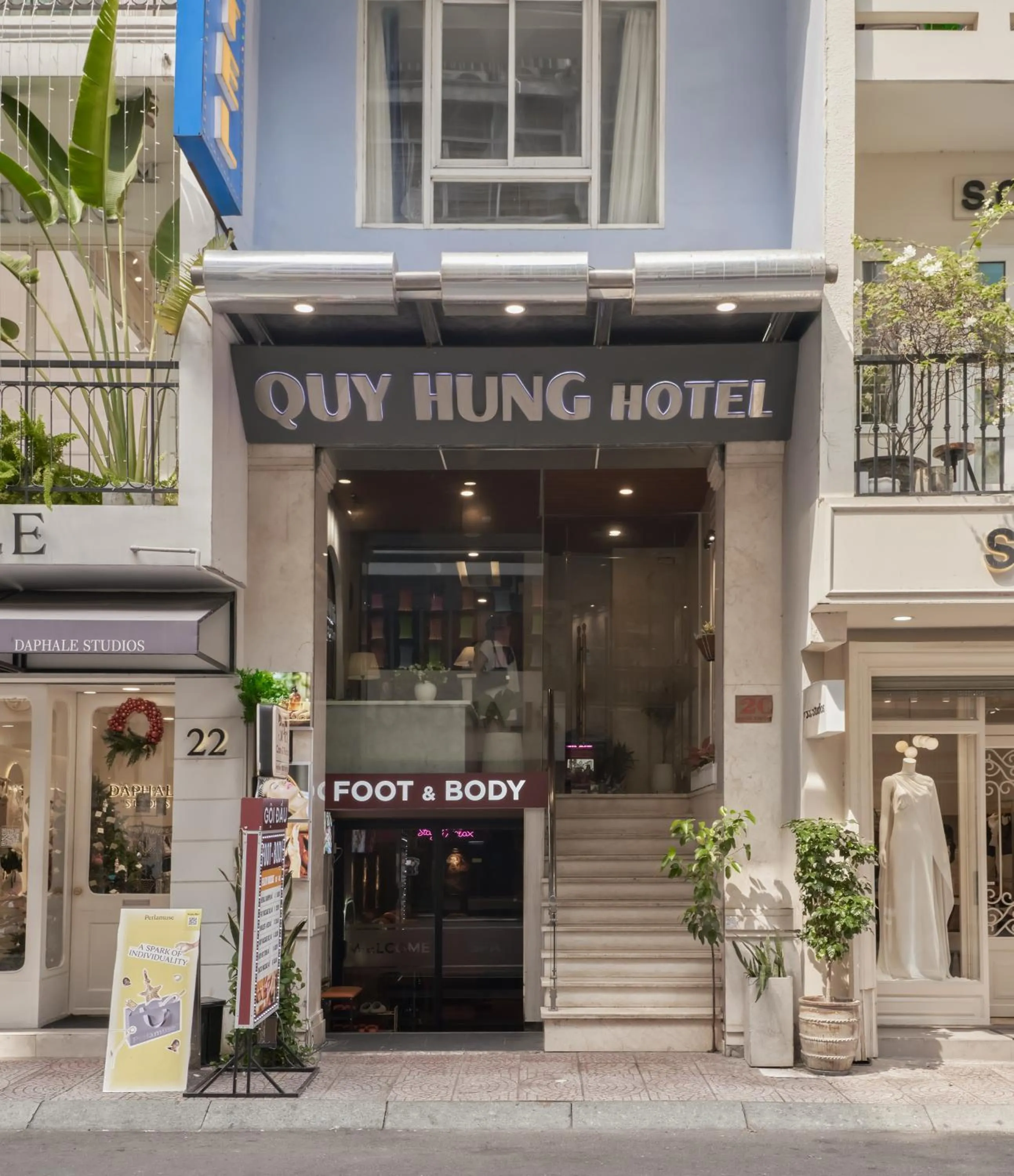 Property building in Quy Hung Hotel And Spa Central