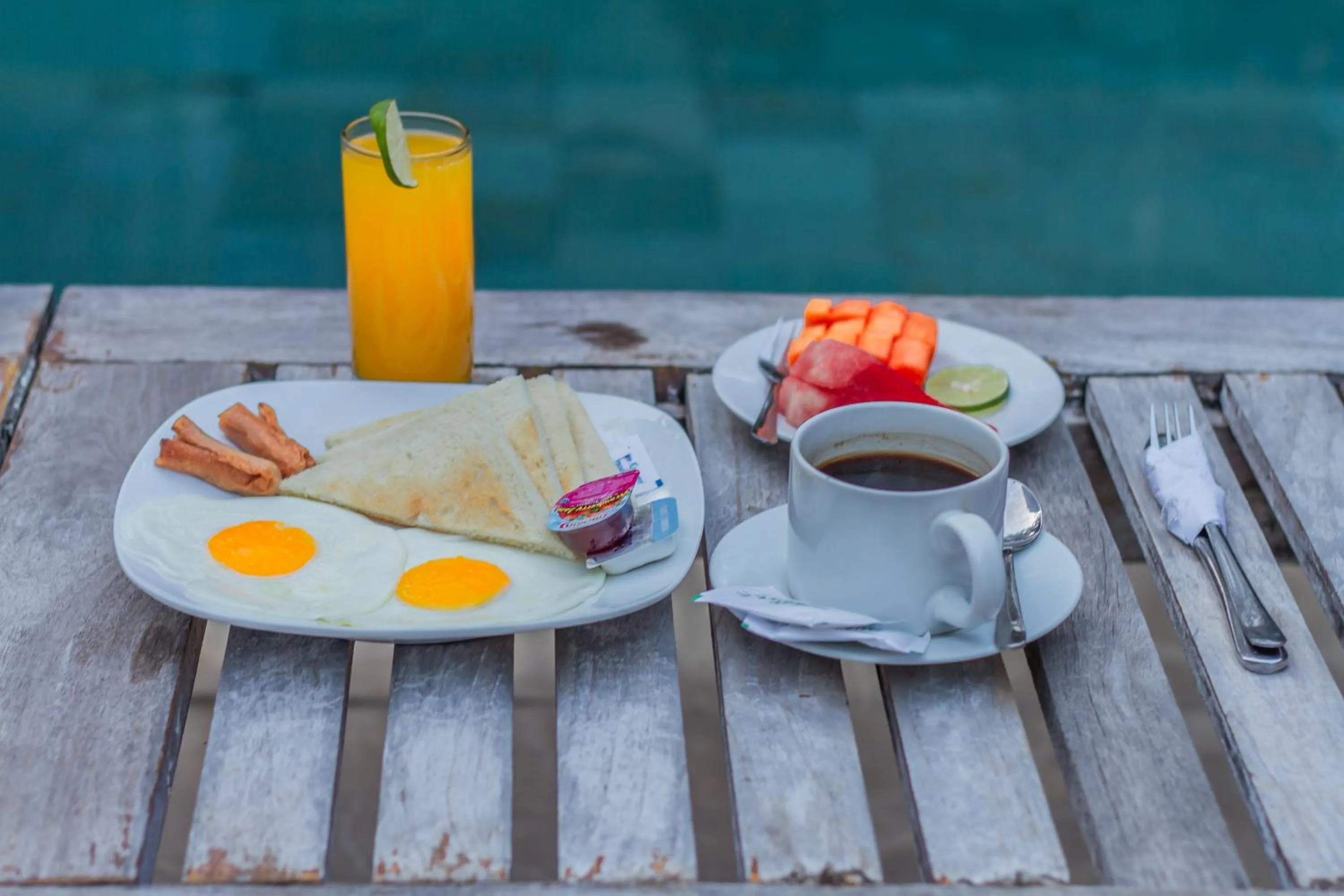 Breakfast in Sadana Bali Guesthouse