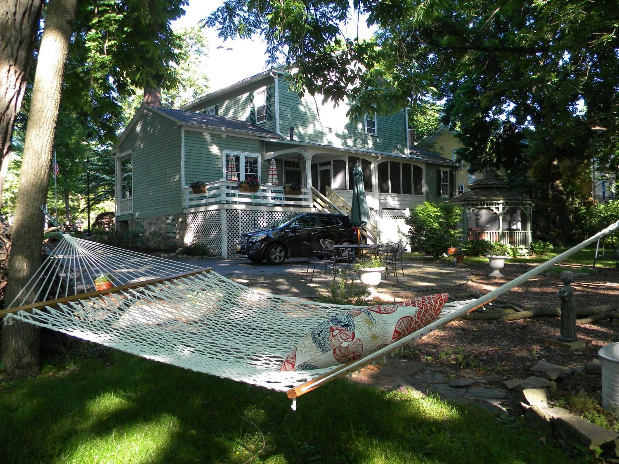 Garden in The Bed and Breakfast at Oliver Phelps