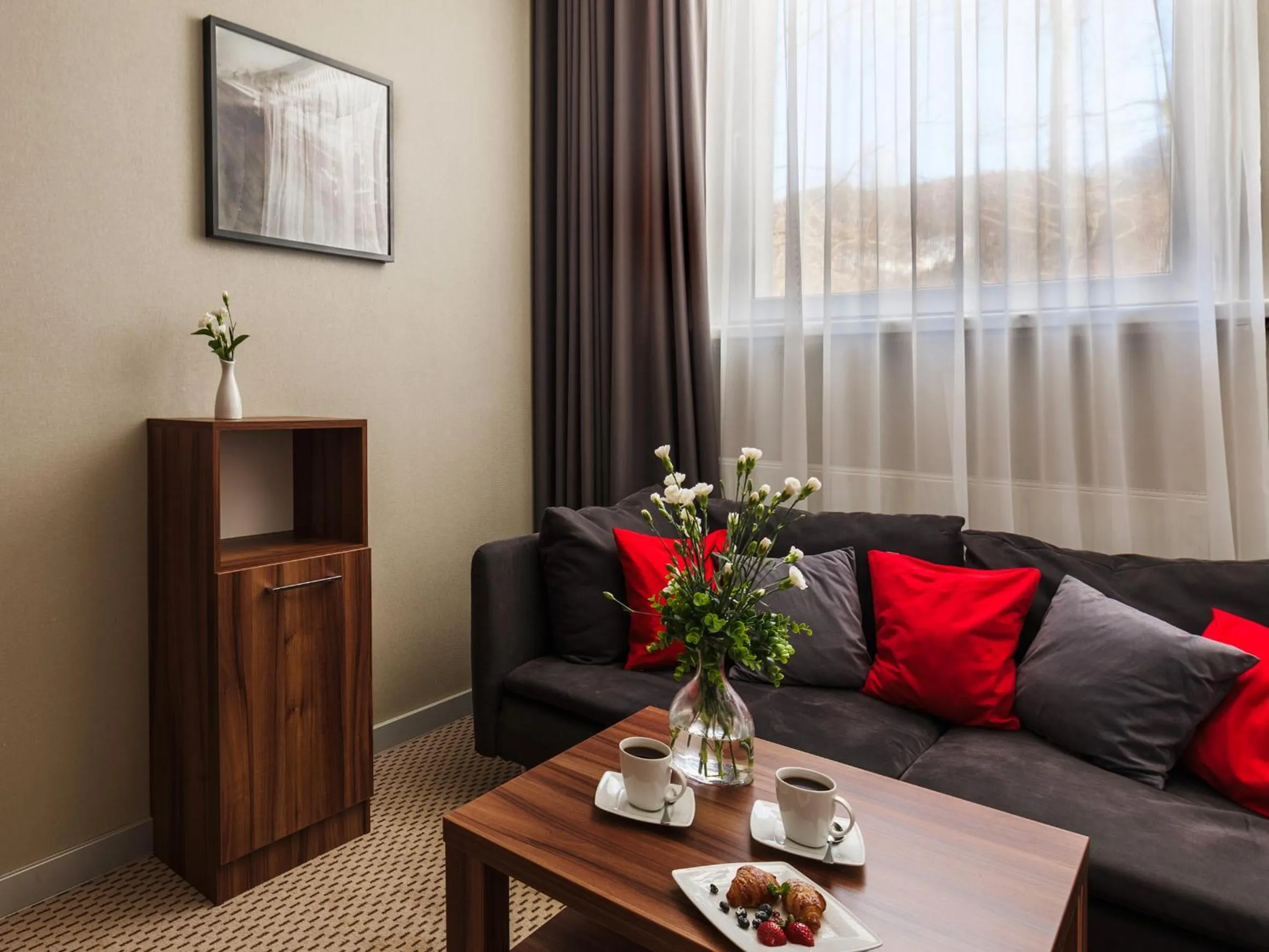 Living room in Diuna Beskidy Ustroń - dawny Kolejarz