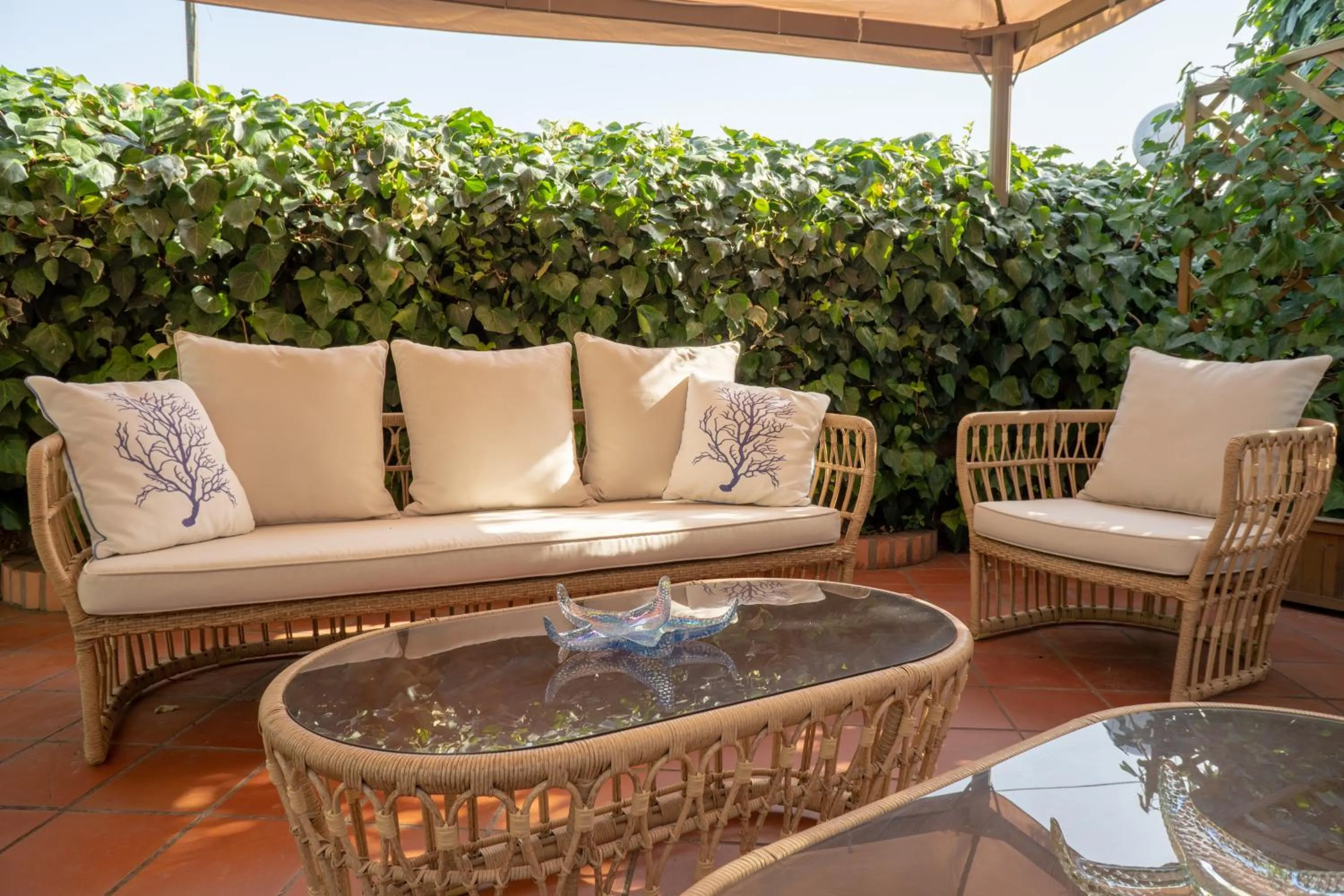 Patio in Boutique Hotel Regina