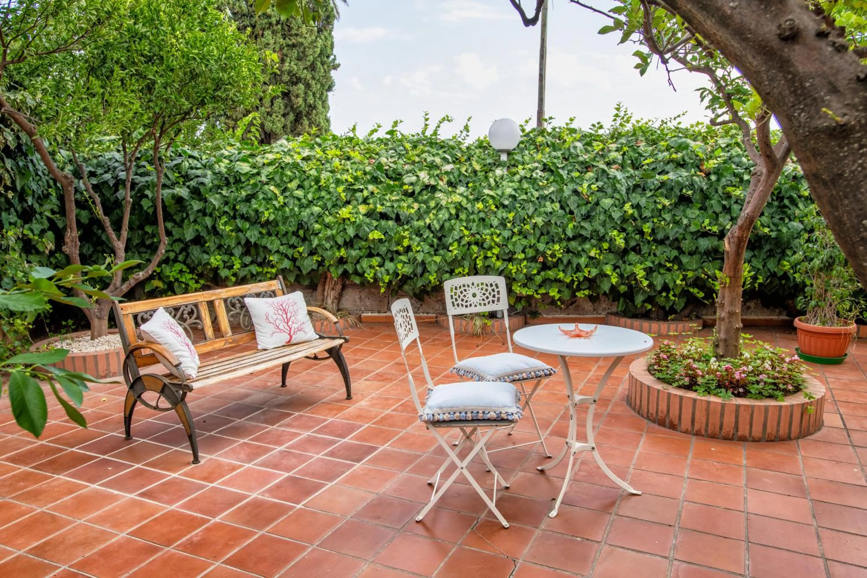 Patio in Boutique Hotel Regina