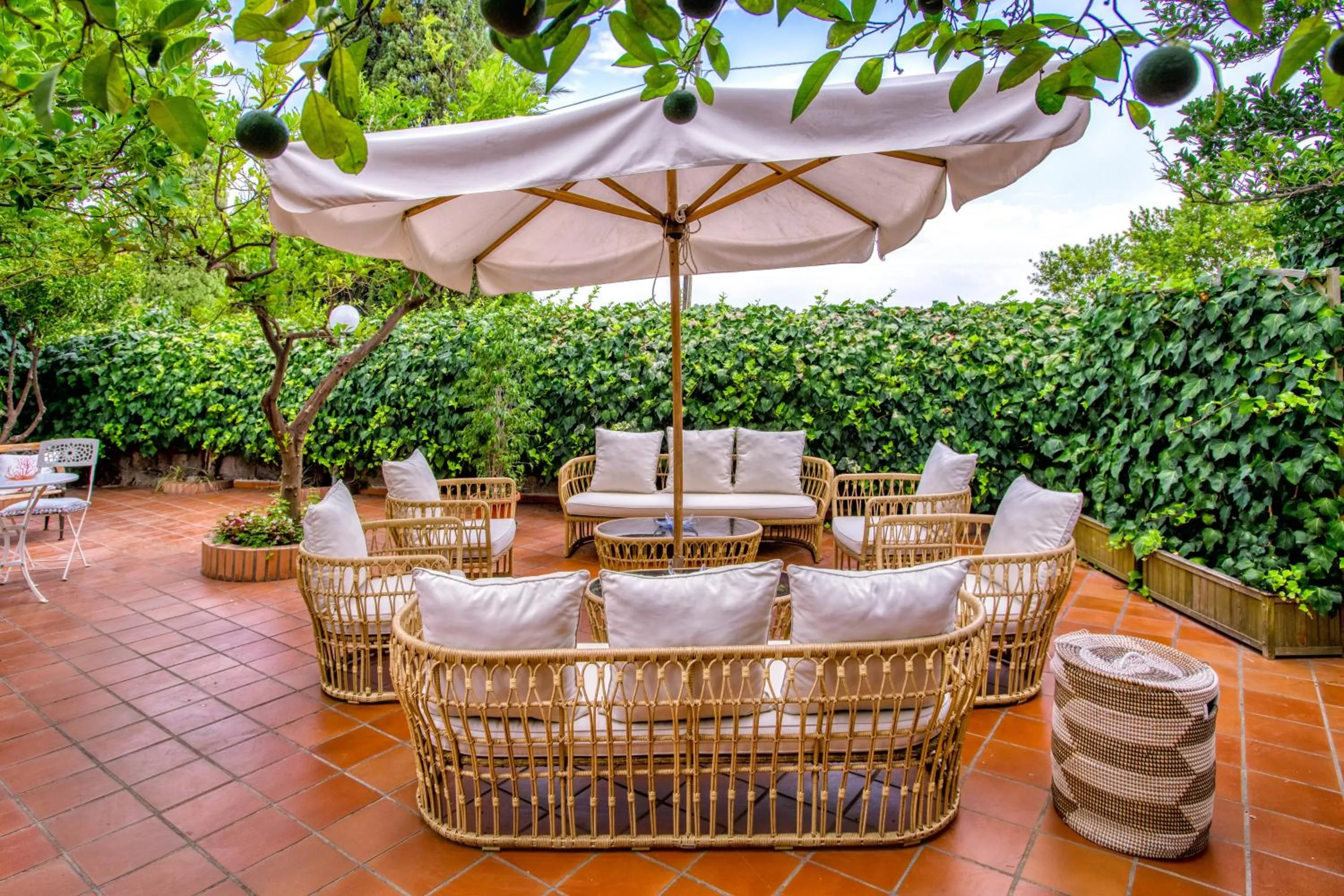 Patio in Boutique Hotel Regina