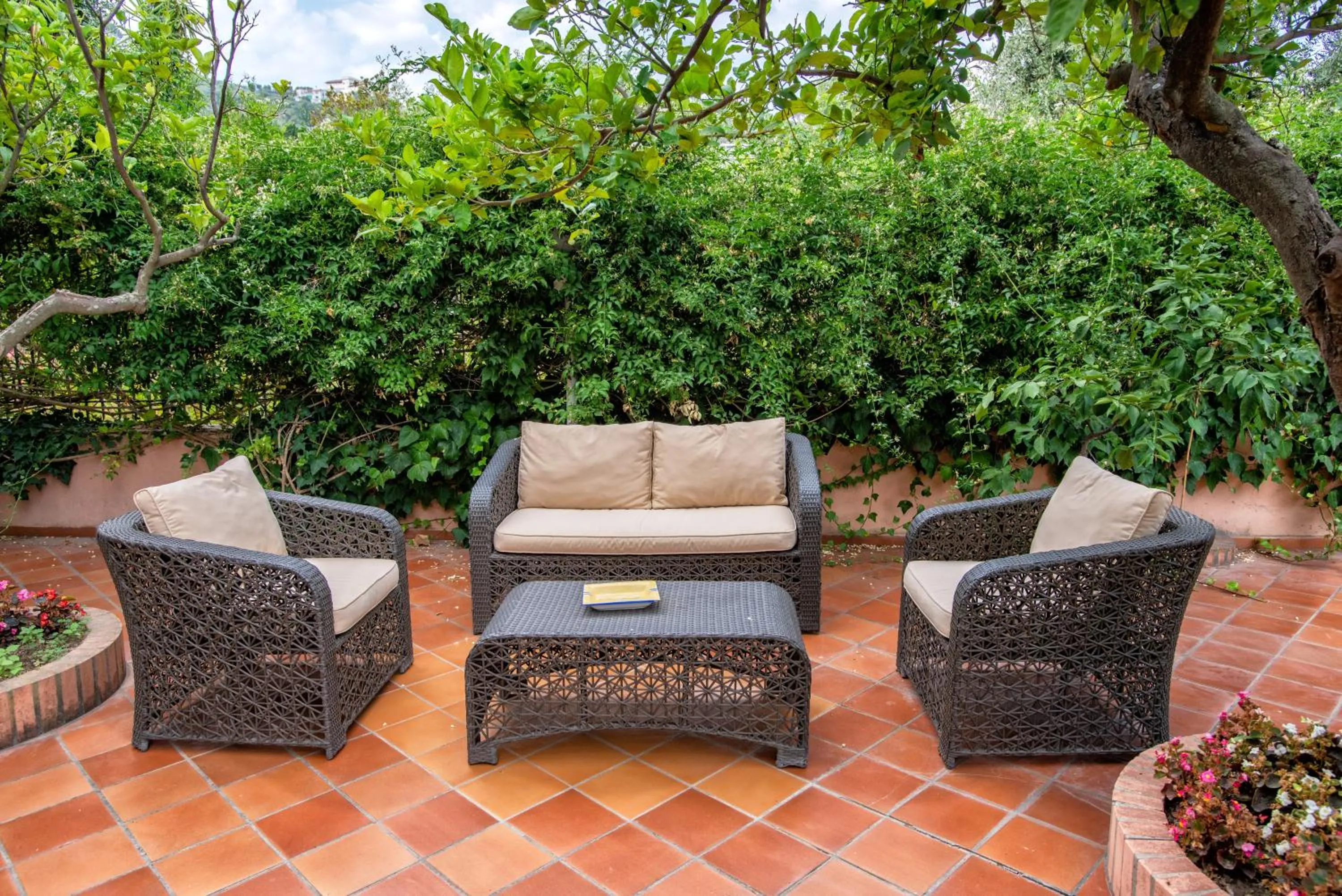 Patio in Boutique Hotel Regina