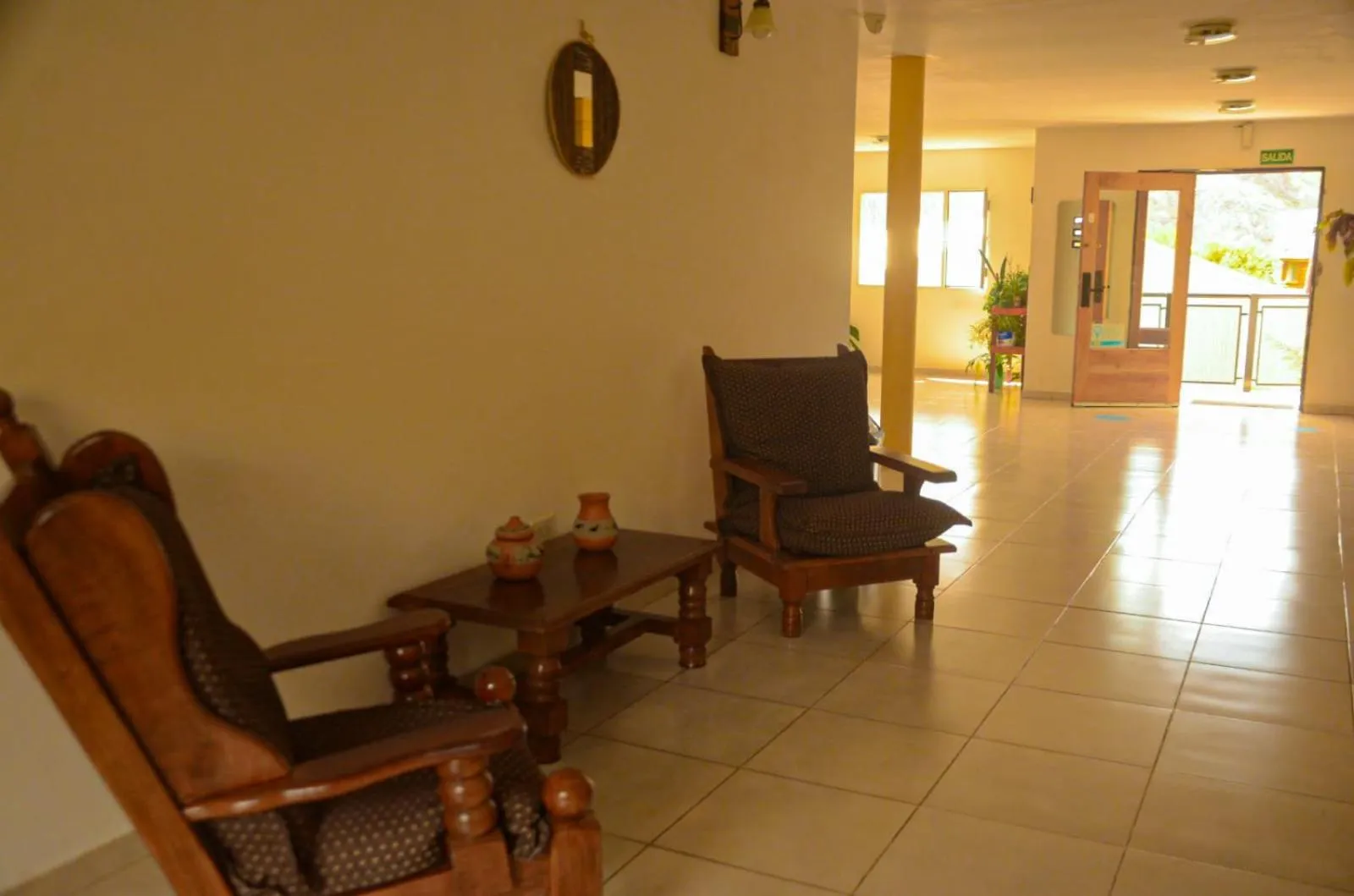 Living room in Hosteria Alma de Patagonia