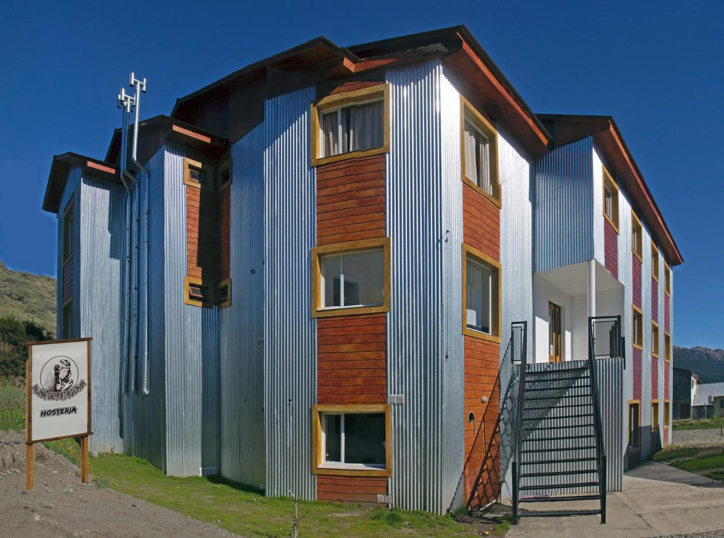 Facade/entrance in Hosteria Alma de Patagonia