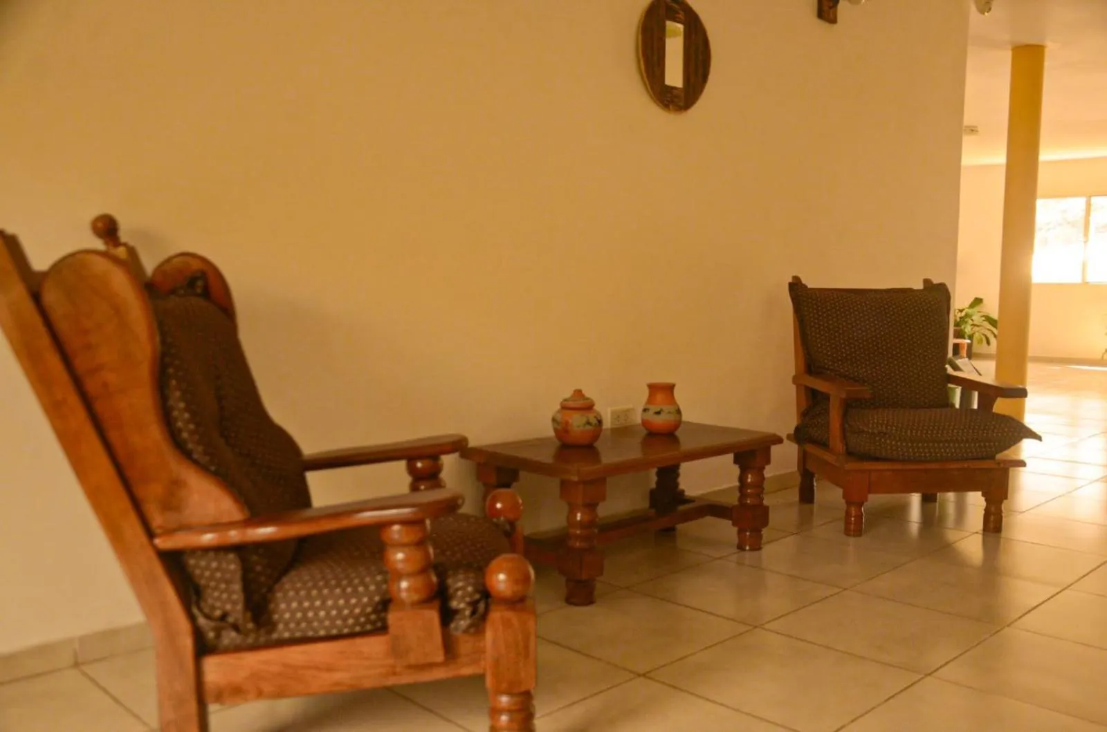 Seating area in Hosteria Alma de Patagonia