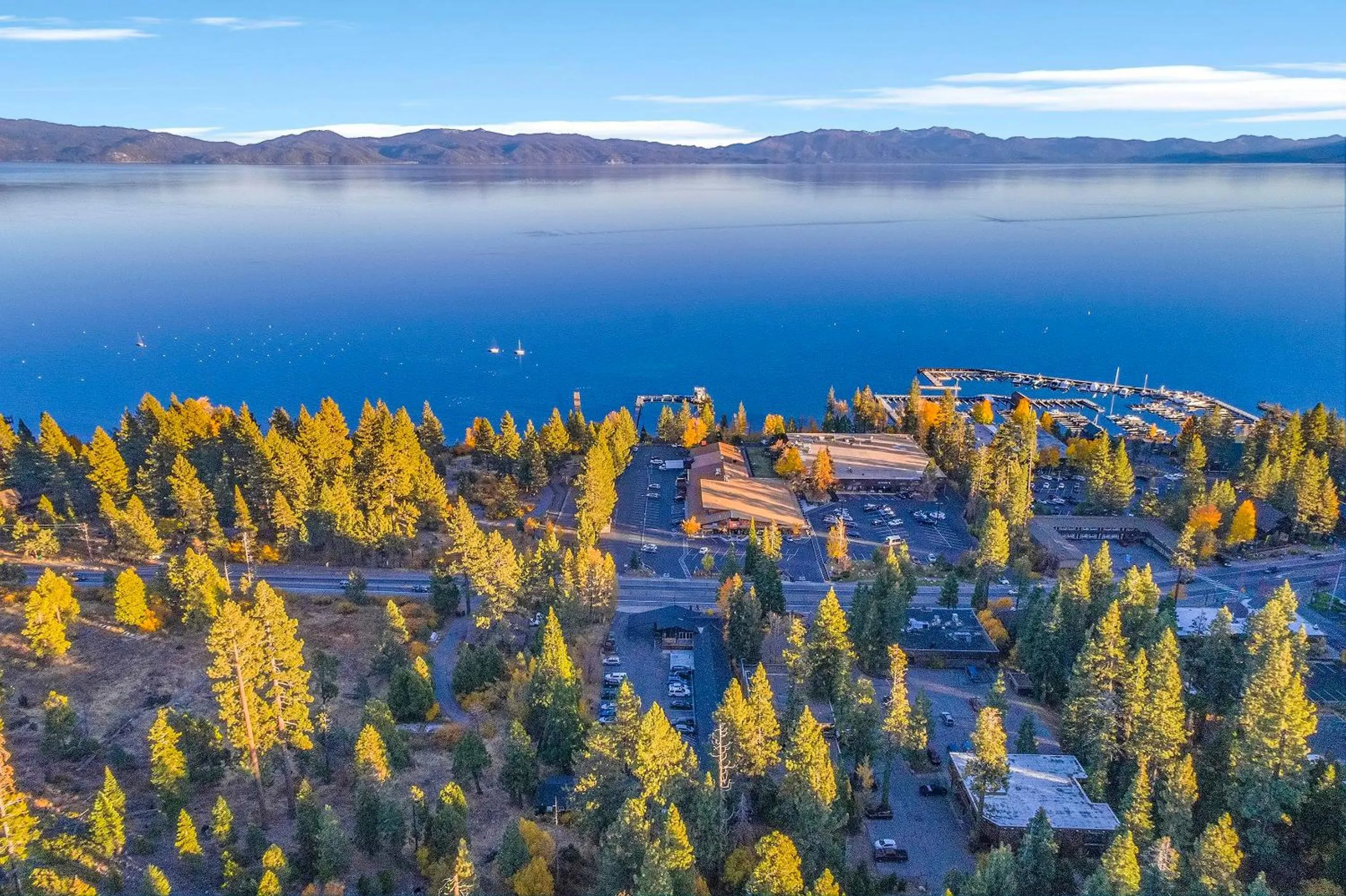 Bird's eye view in Basecamp Tahoe City