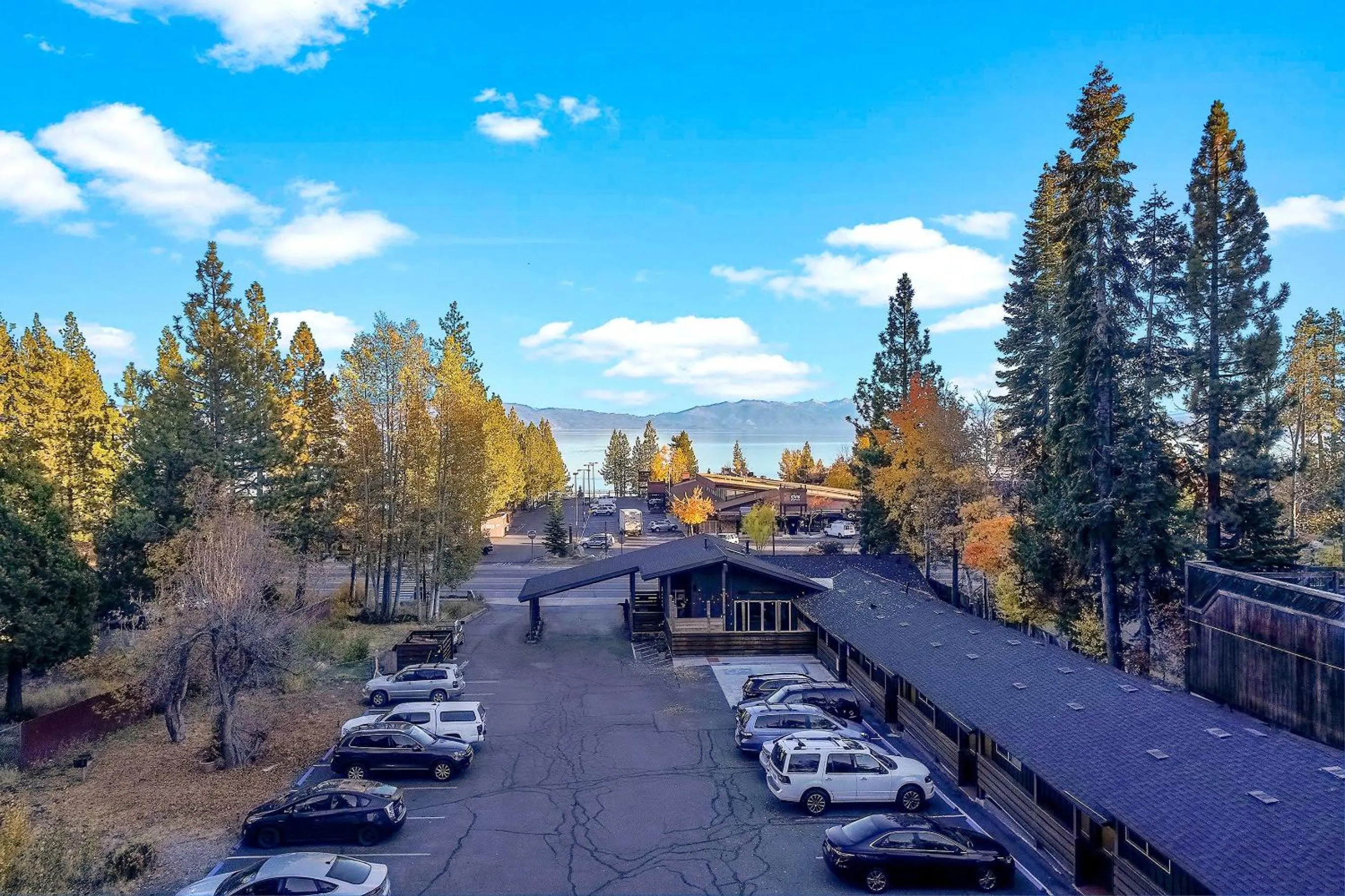 Bird's eye view in Basecamp Tahoe City