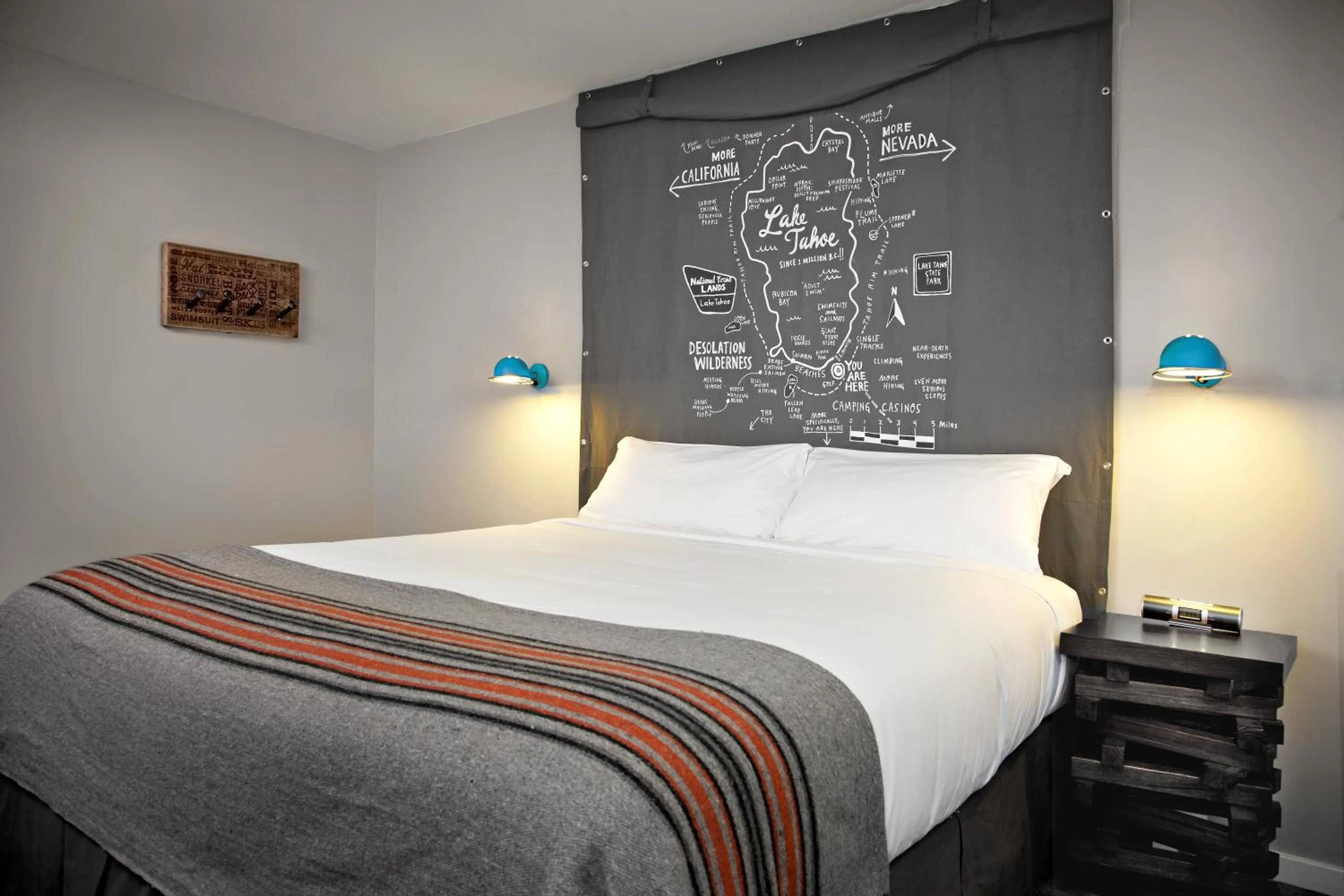 Bed in Basecamp Tahoe City