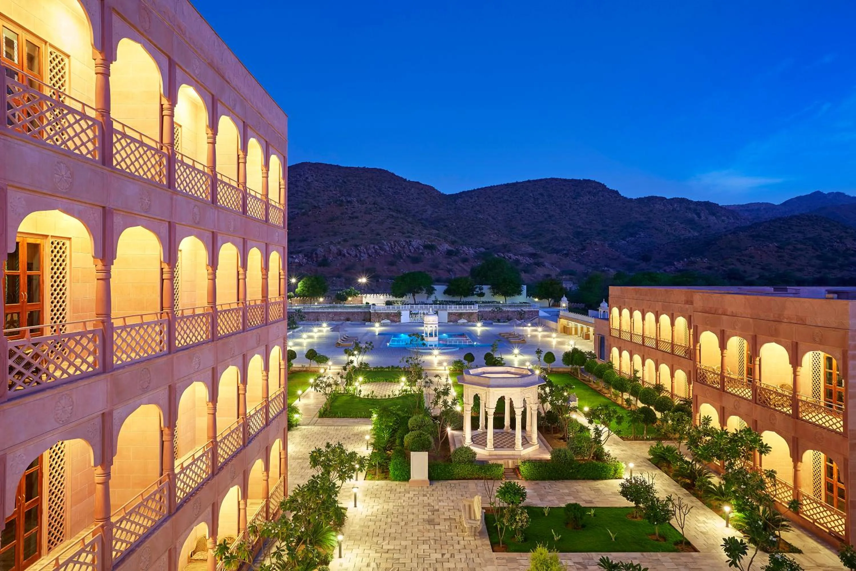 Night in Pratap Mahal Pushkar IHCL SeleQtion