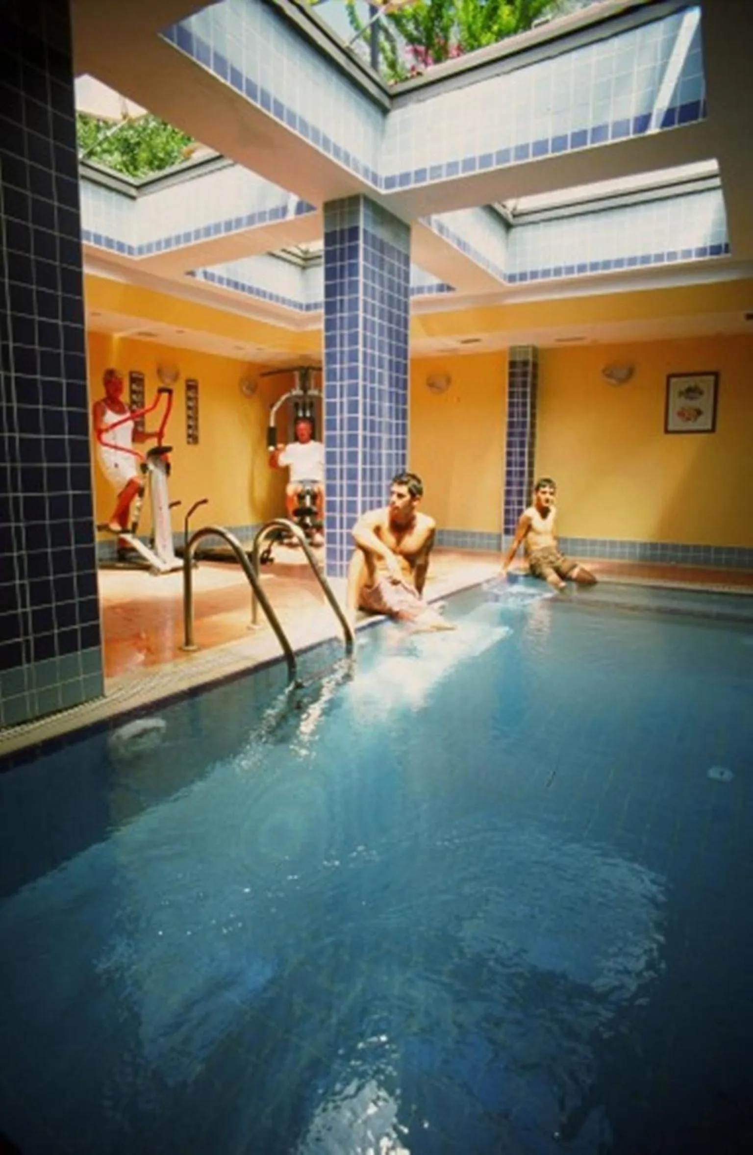 Swimming pool in Perdikia Beach