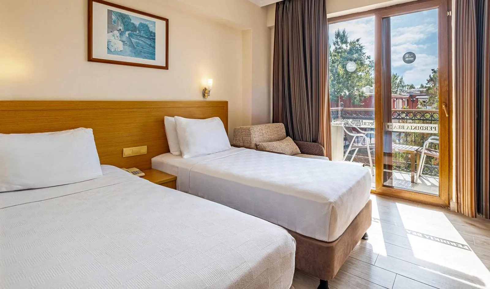 Bed in Perdikia Beach