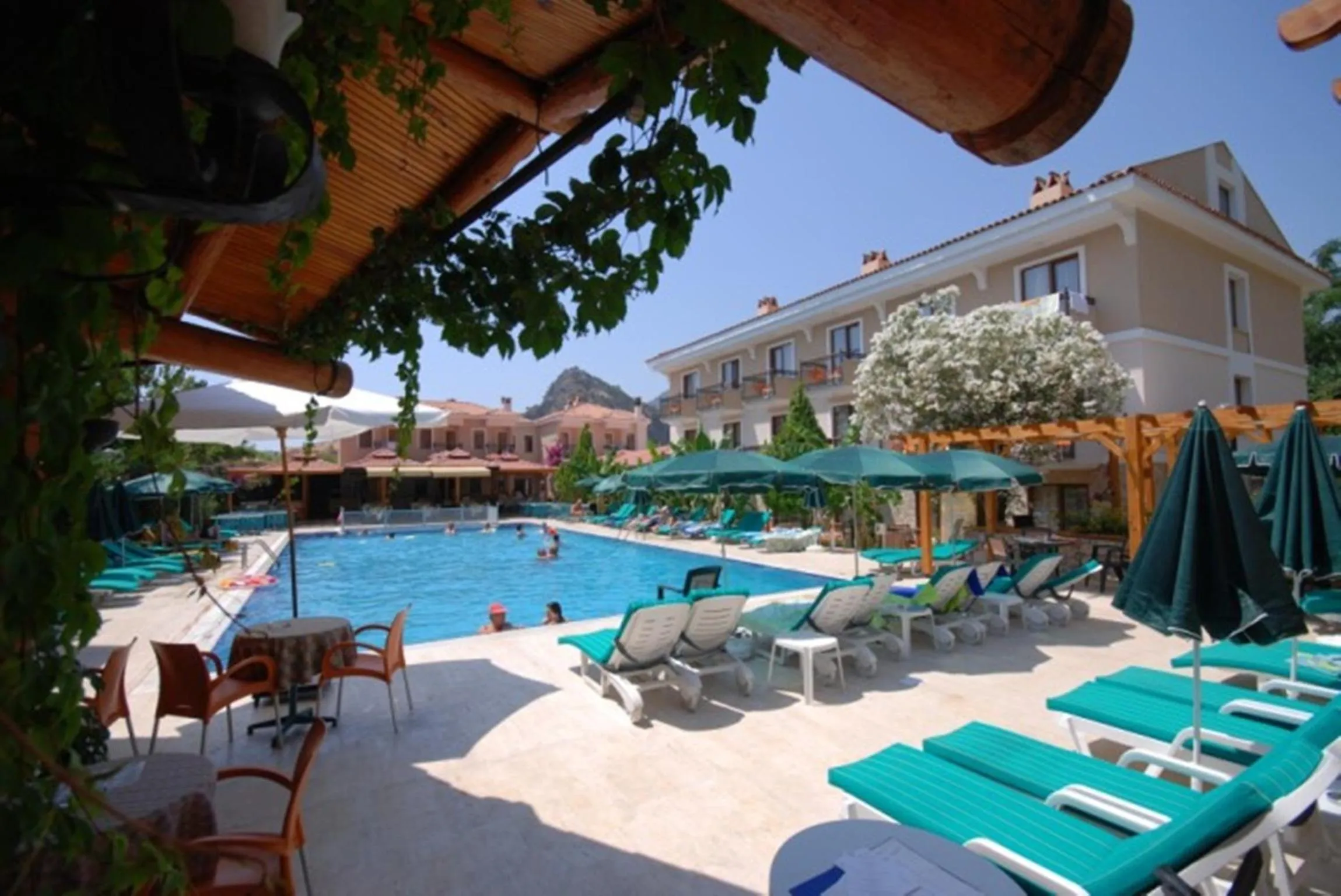 Swimming pool in Perdikia Beach